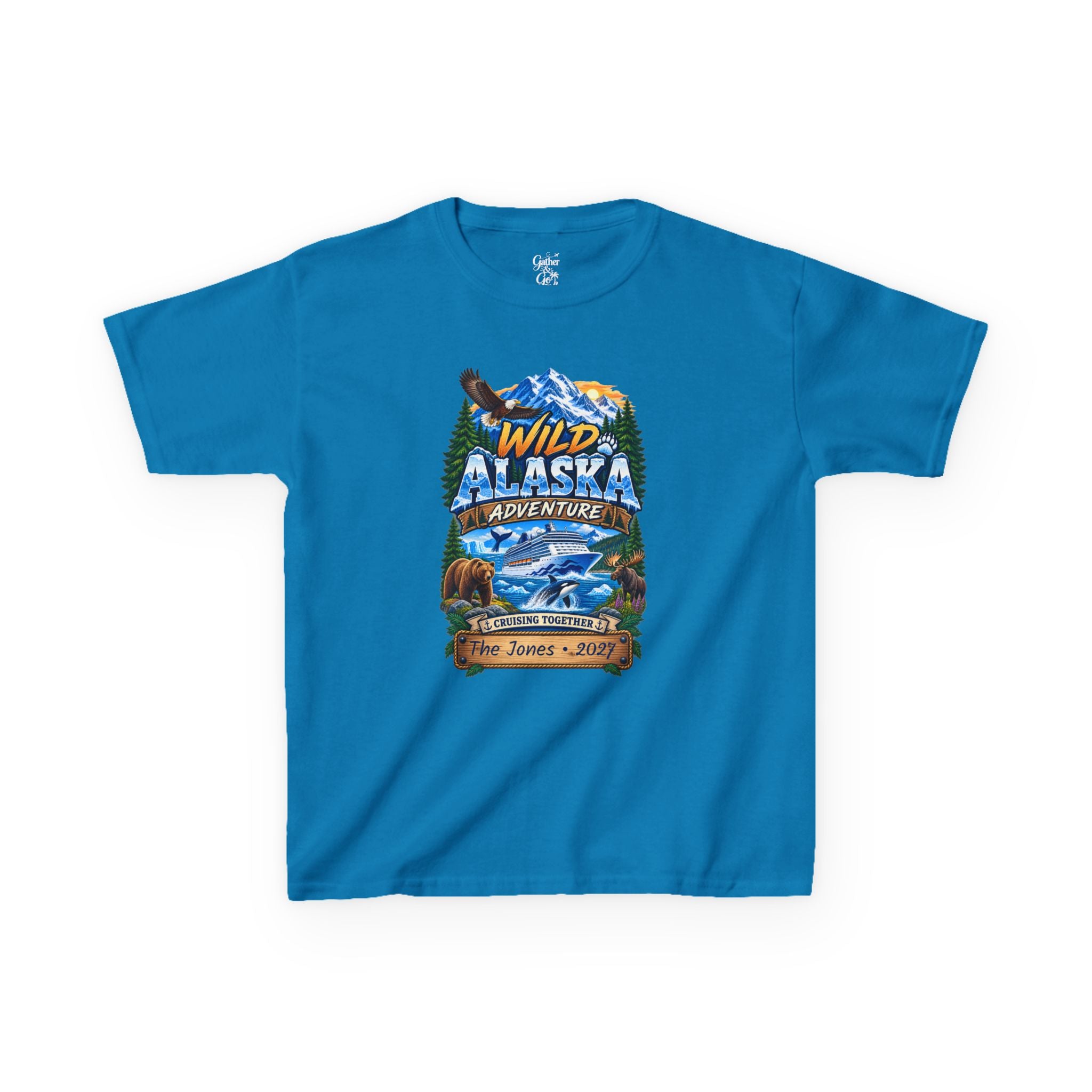 Wild Alaska Kids Cruise Tee