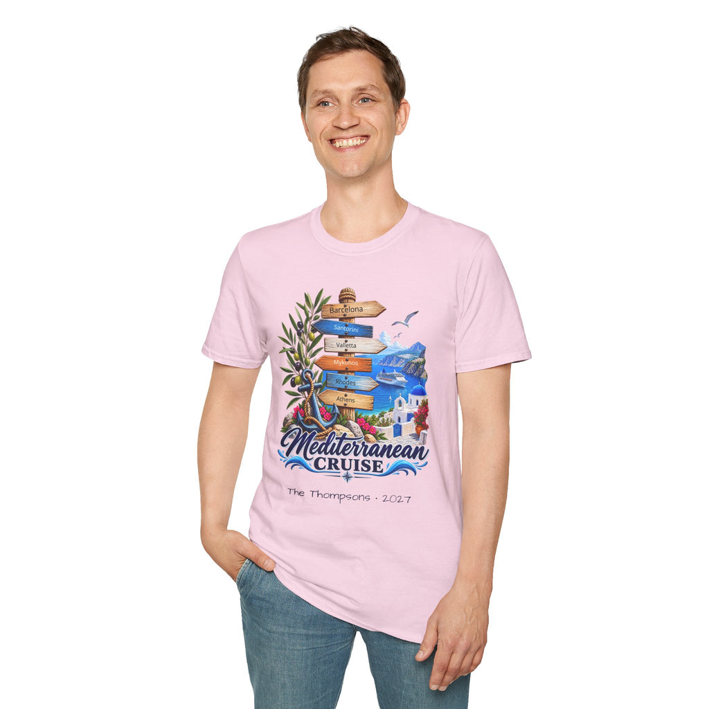 Mediterranean Cruise Ports of Call Tee