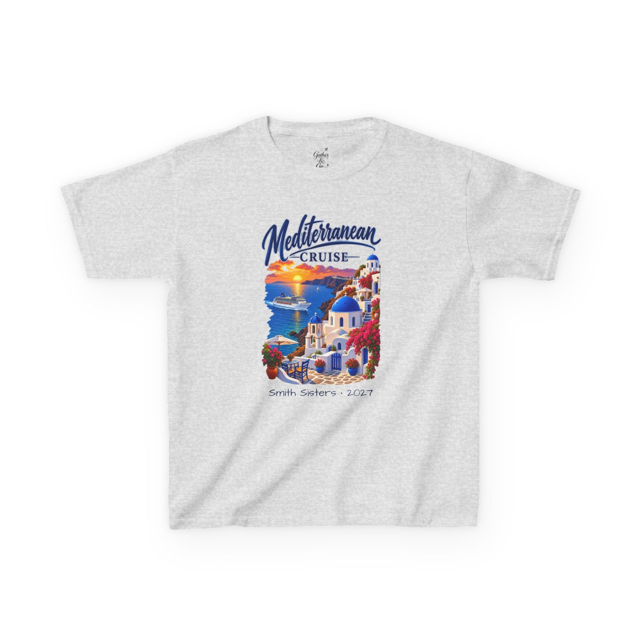 Mediterranean Cruise Kids Tee