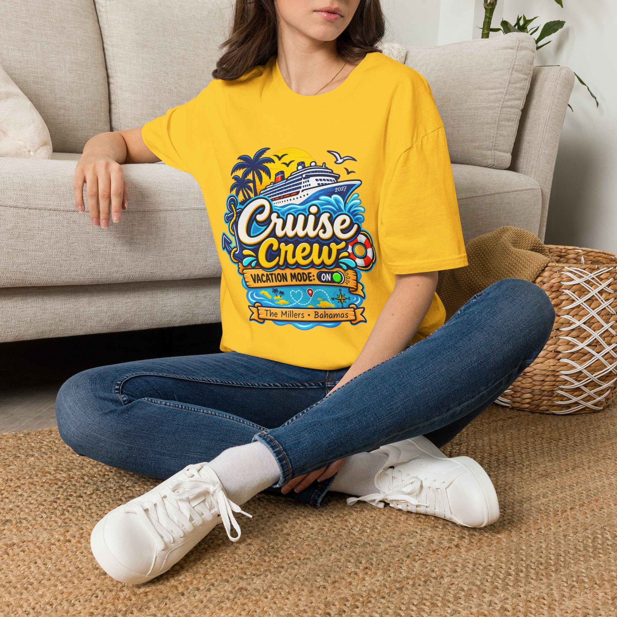 Custom Cruise Crew Tee