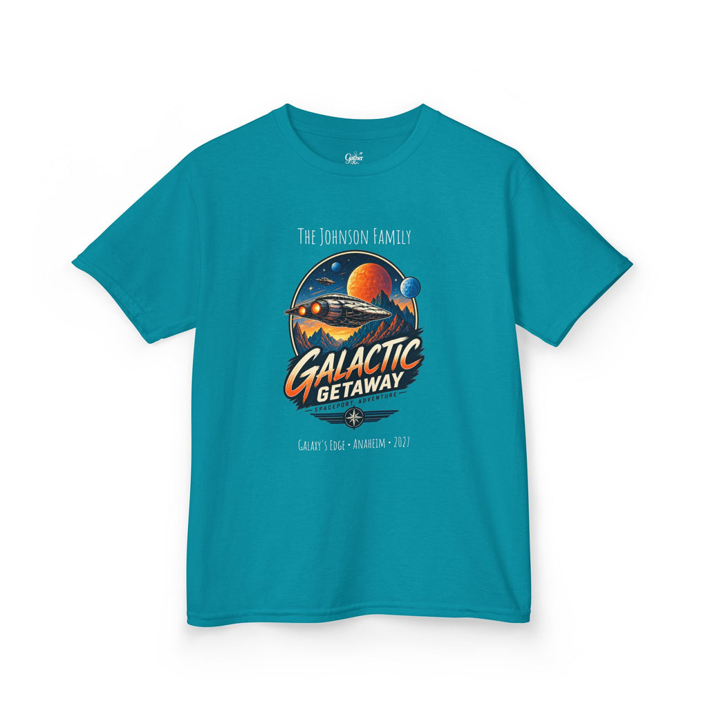 Galactic Getaway Space Adventure Park Kids Tee