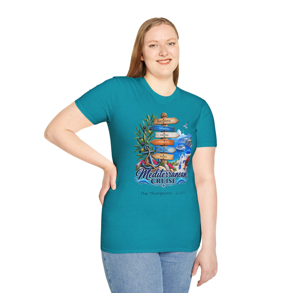 Mediterranean Cruise Ports of Call Tee