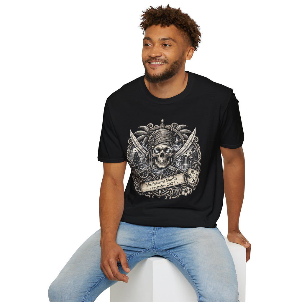 Ghostly Pirate Sparrow - Unisex Tee