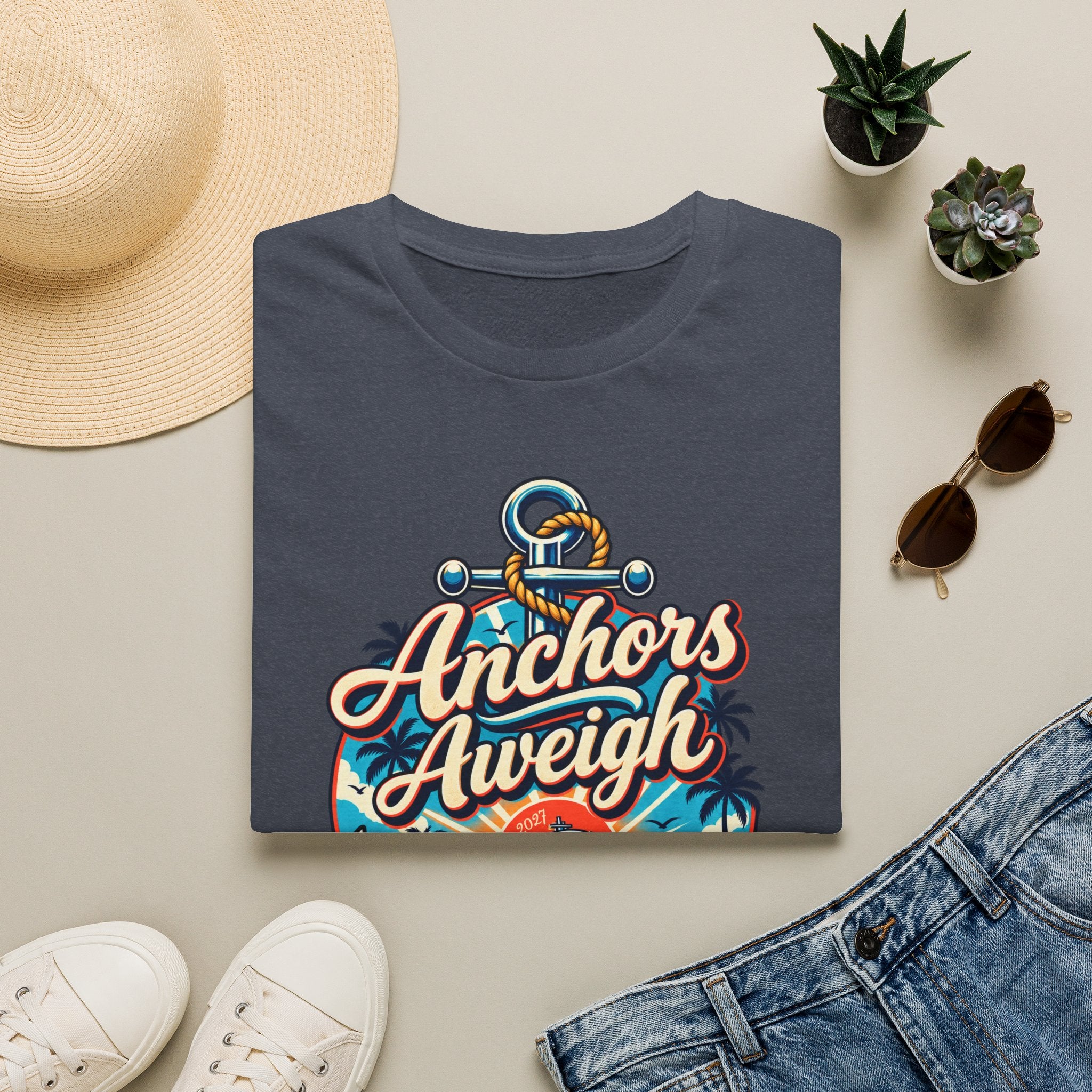Custom Anchors Aweigh Cruise Tee