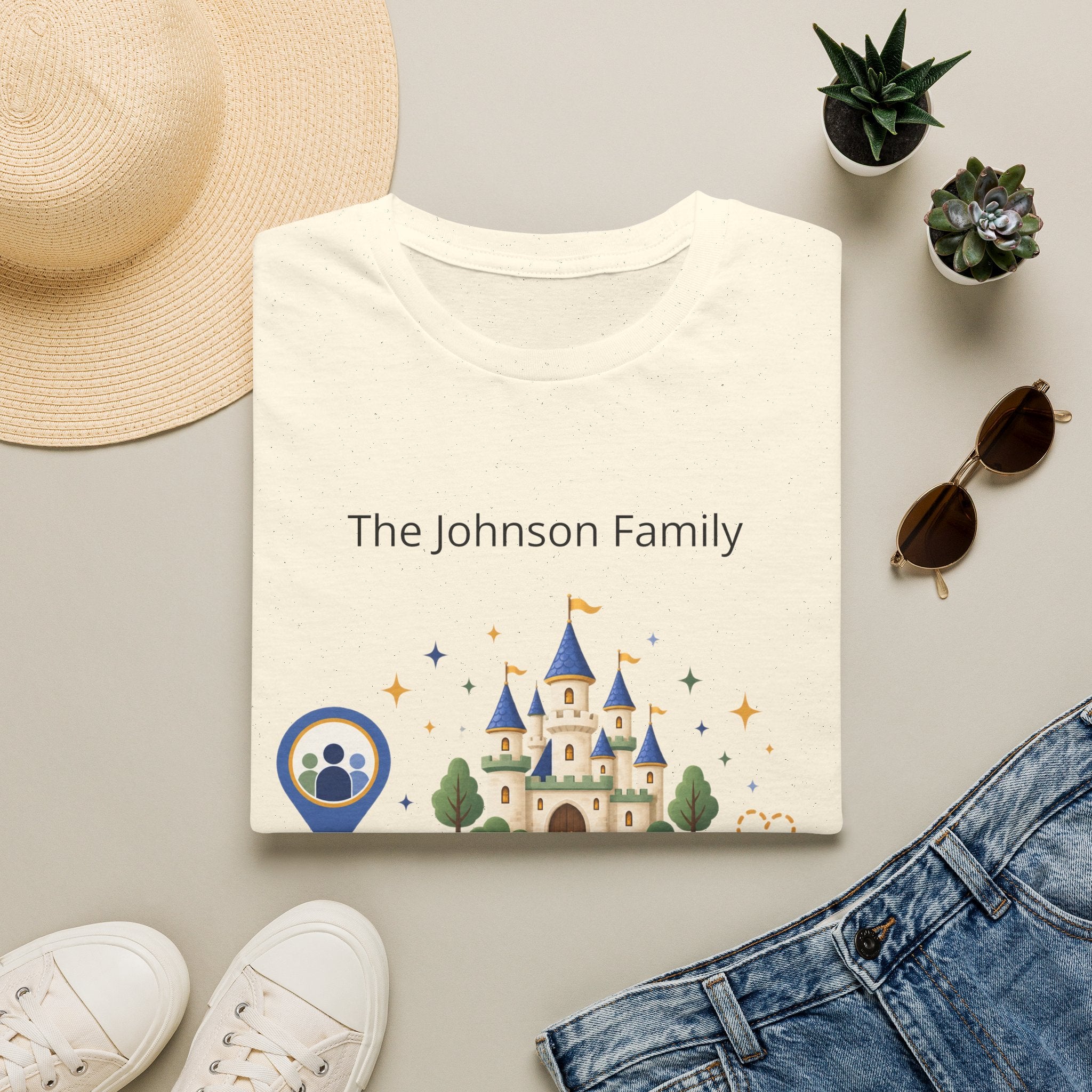 Custom Fairytale Adventure Tee (blue)