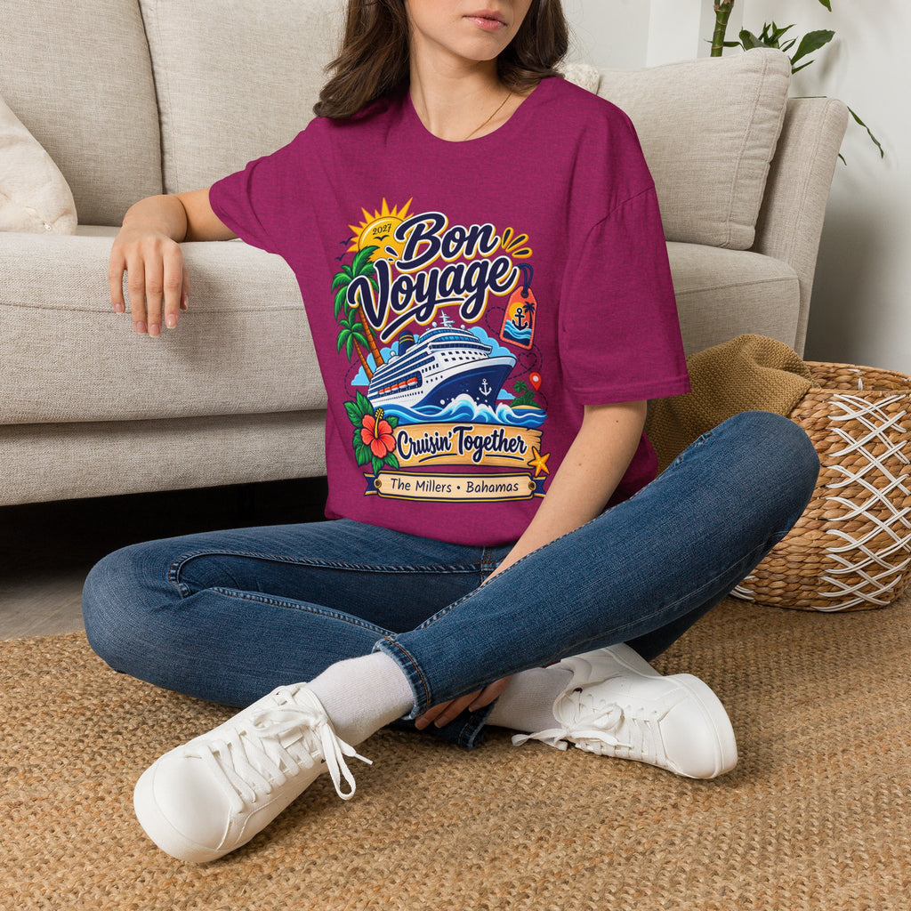 Custom Bon Voyage Cruise Tee