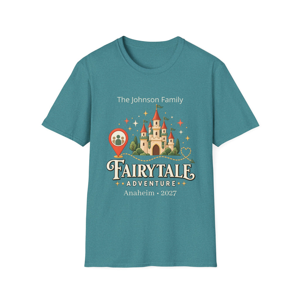Custom Fairytale Adventure Tee (coral)