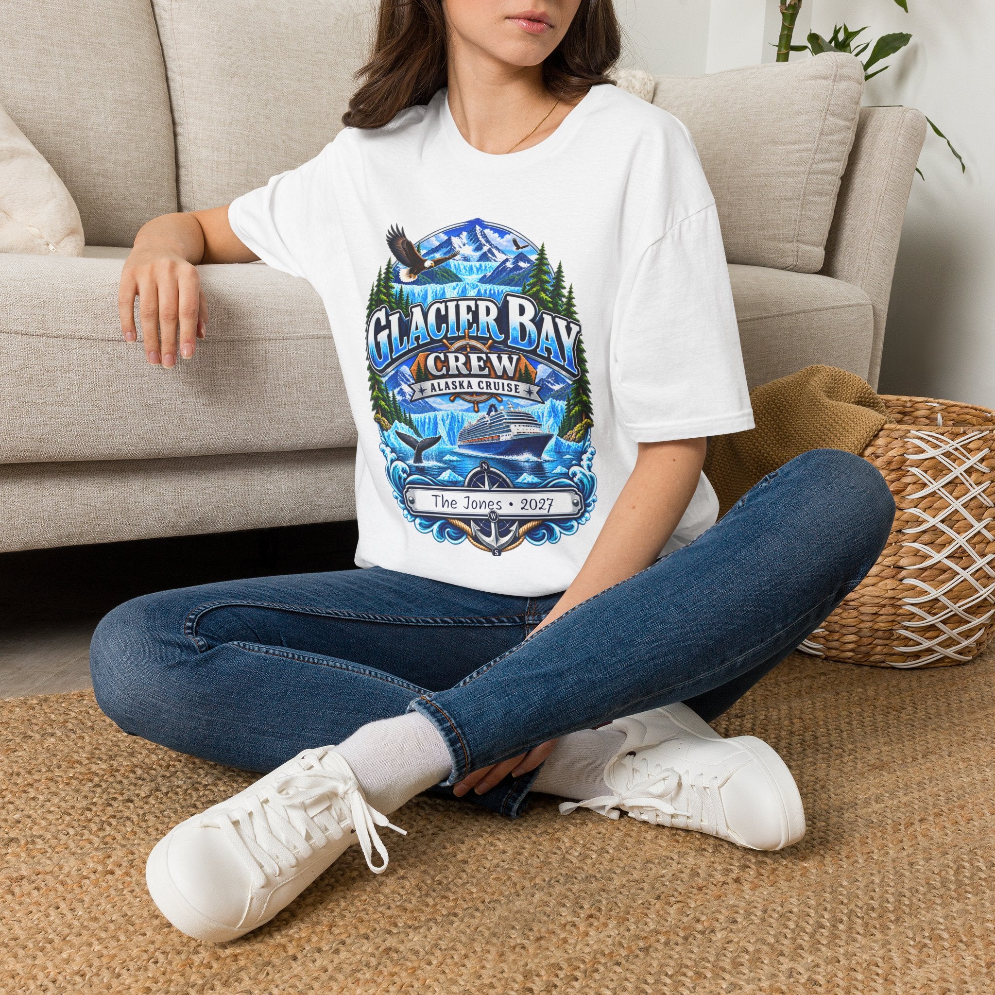 Custom Glacier Bay Alaska Cruise Tee