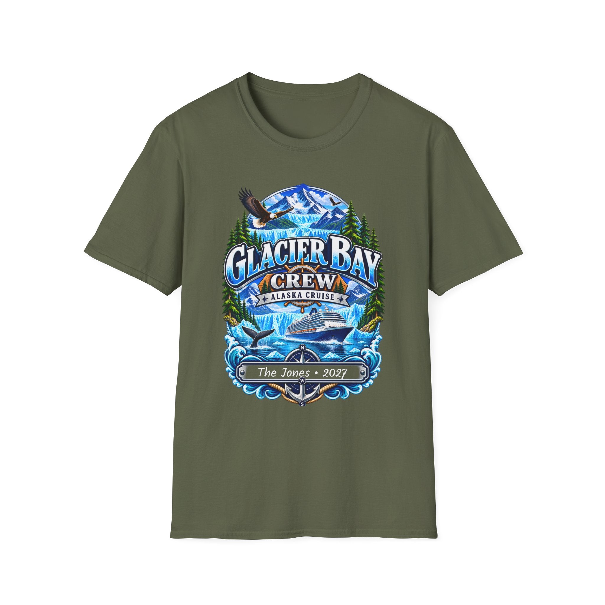 Custom Glacier Bay Alaska Cruise Tee