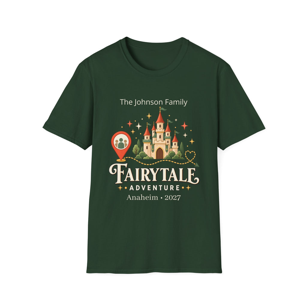 Custom Fairytale Adventure Tee (coral)