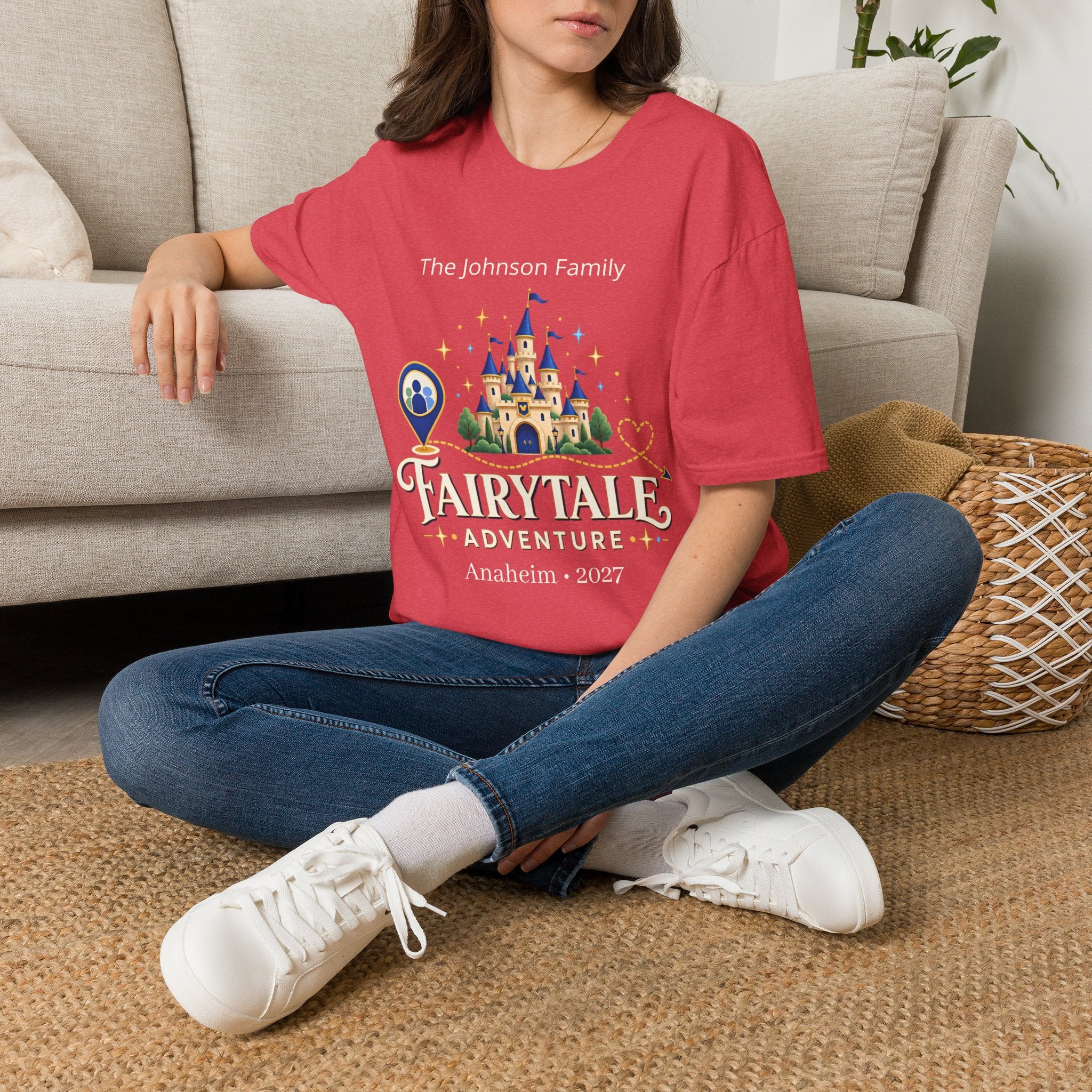Custom Fairytale Adventure Tee (blue)