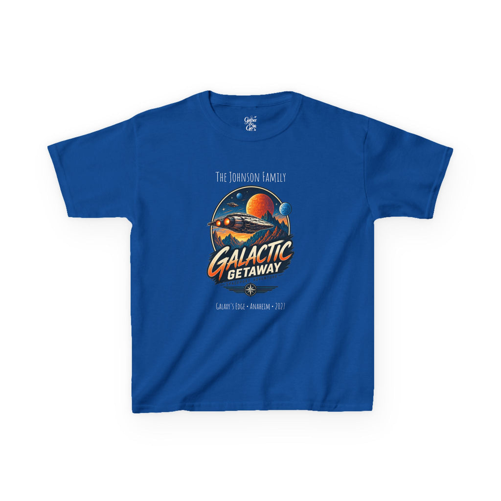 Galactic Getaway Space Adventure Park Kids Tee
