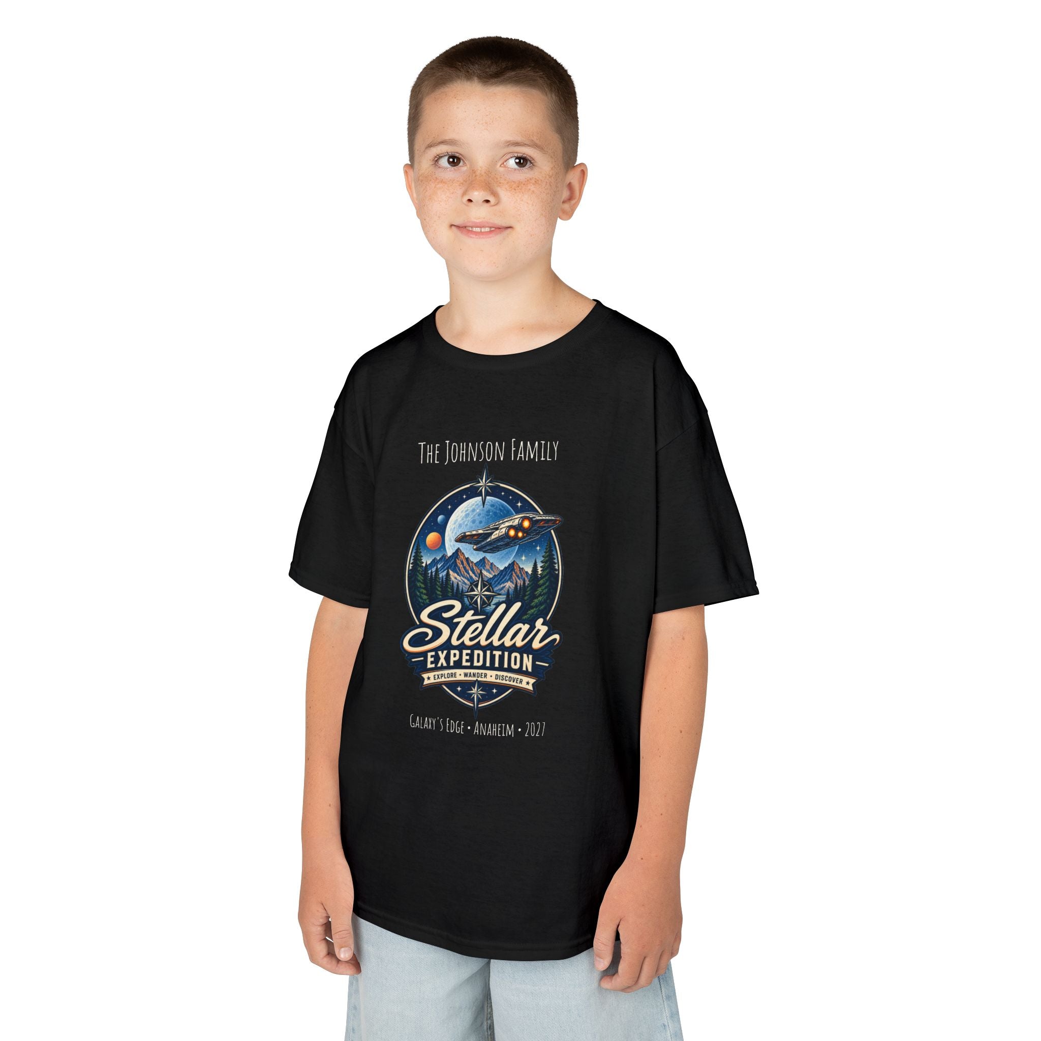 Stellar Expedition Space Adventure Park Kids Tee
