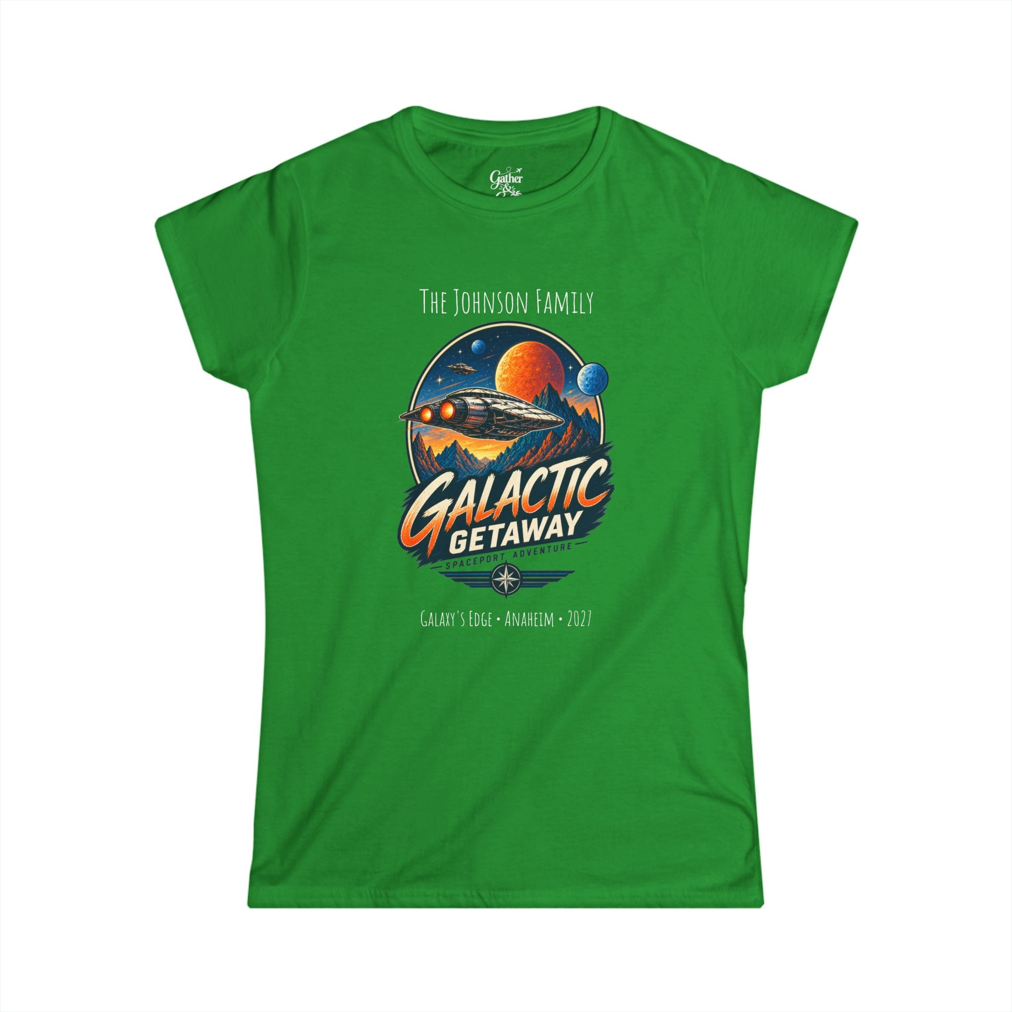 Galactic Getaway Space Adventure Park Ladies Tee