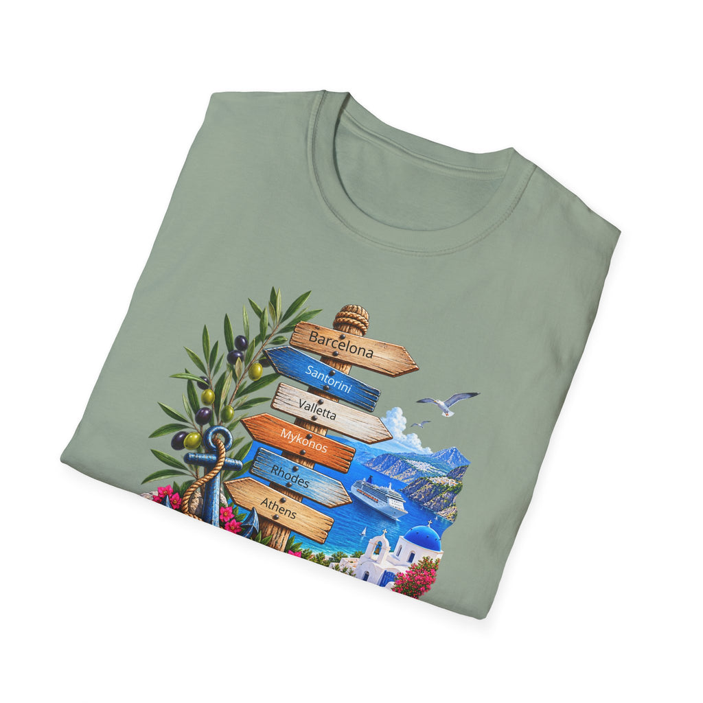 Mediterranean Cruise Ports of Call Tee