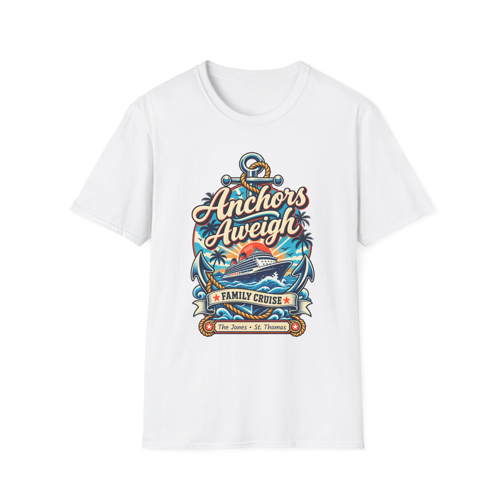 Custom Anchors Aweigh Cruise Tee