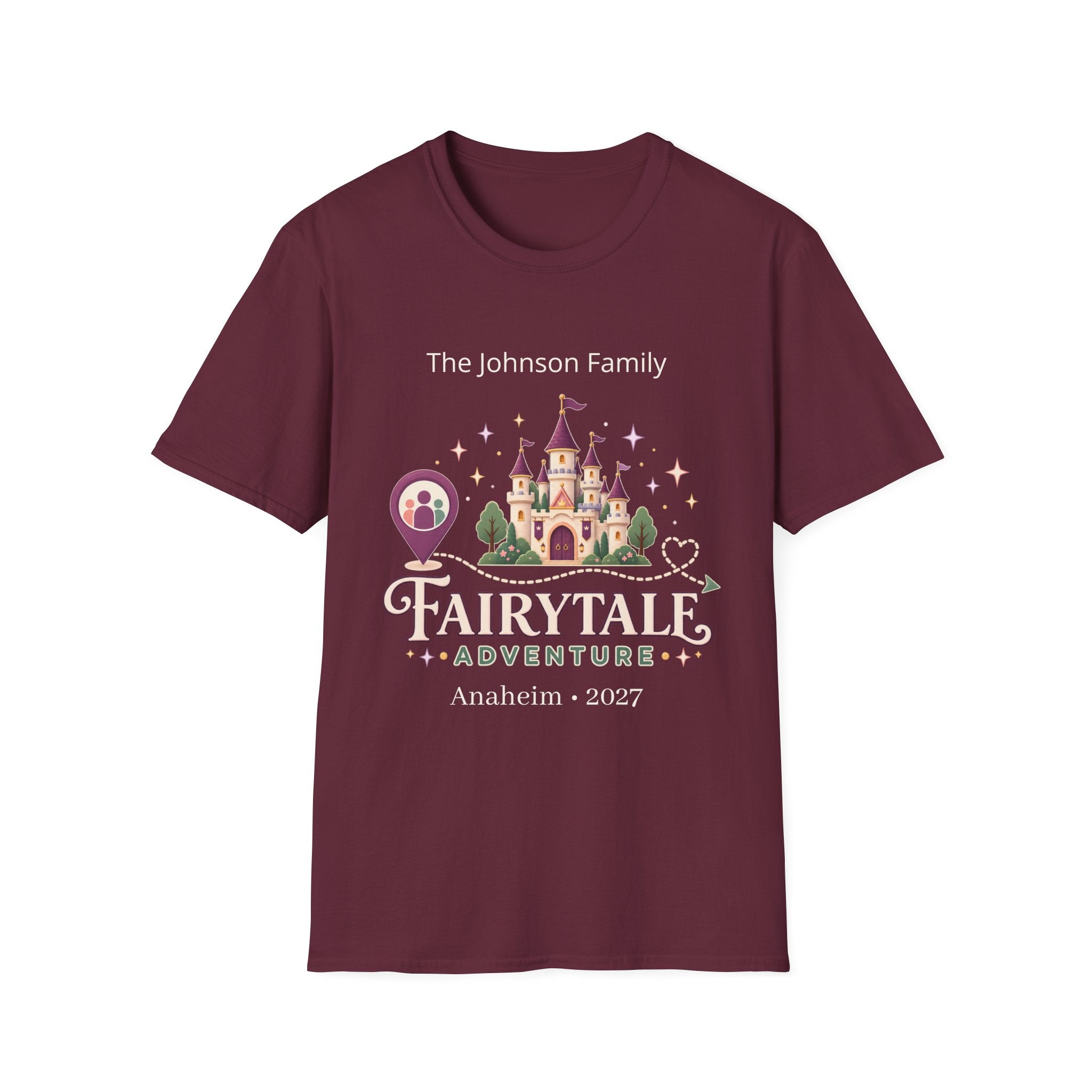 Custom Fairytale Adventure Tee (purple)