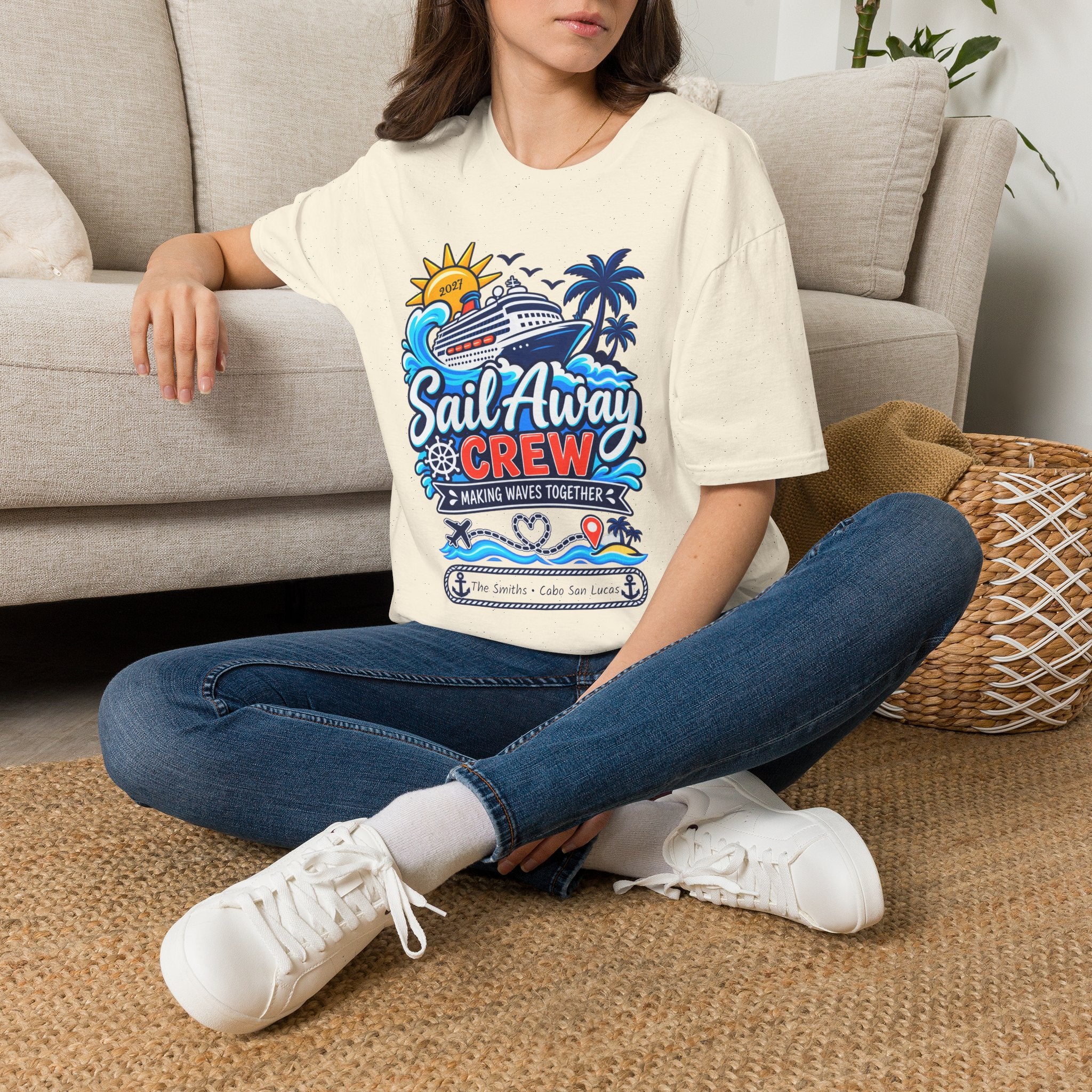 Custom Sail Away Cruise Tee