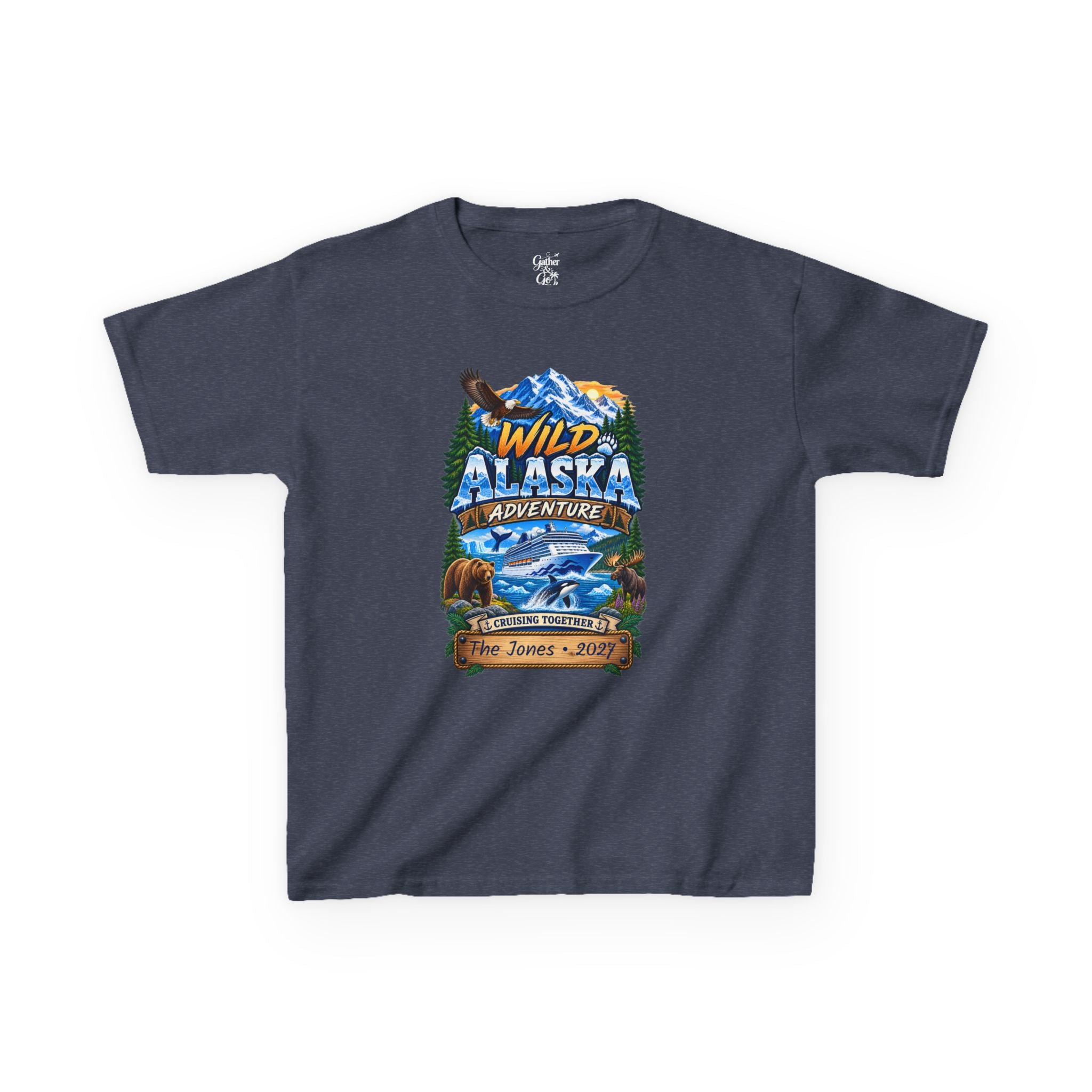 Wild Alaska Kids Cruise Tee