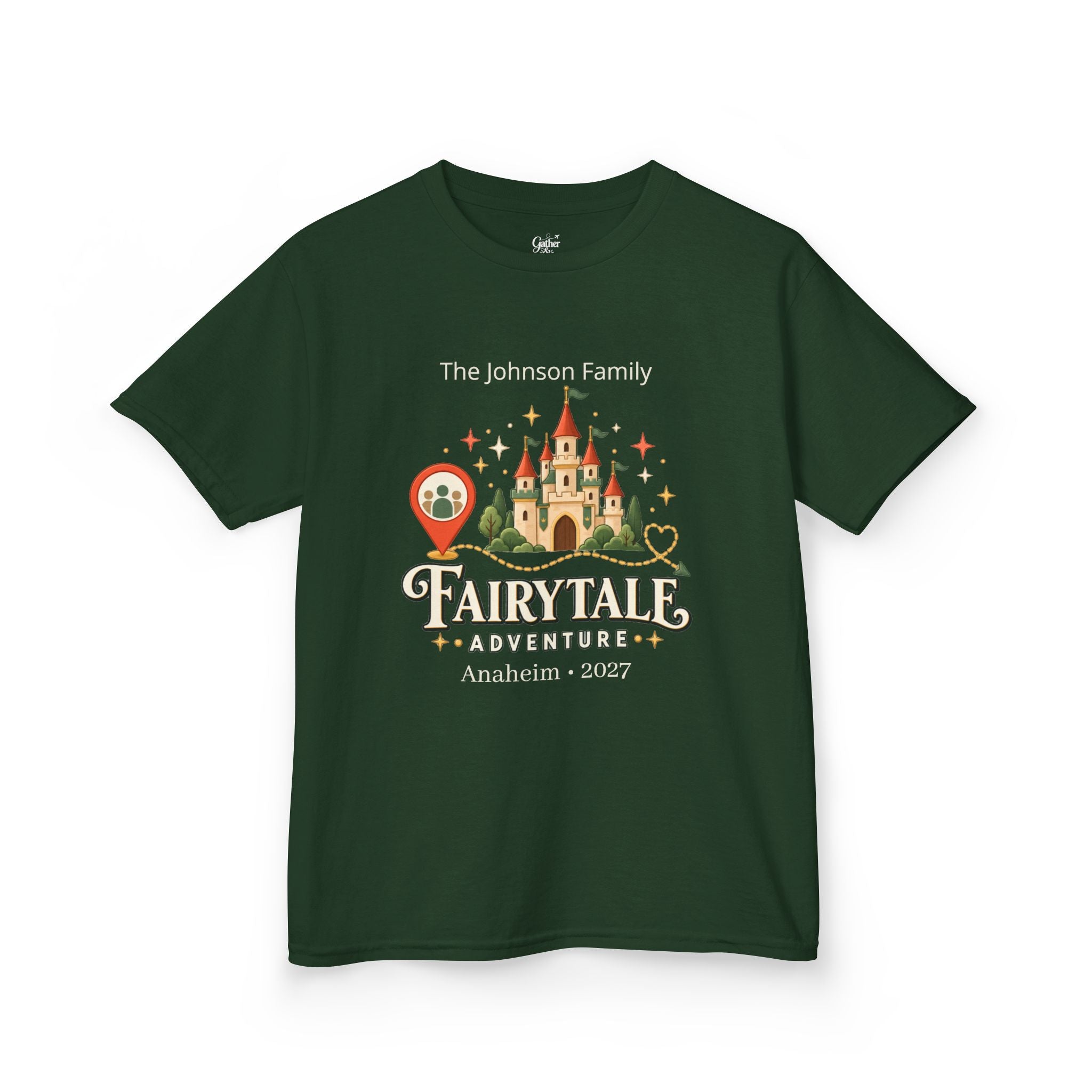 Fairytale Adventure Kids Tee (coral)
