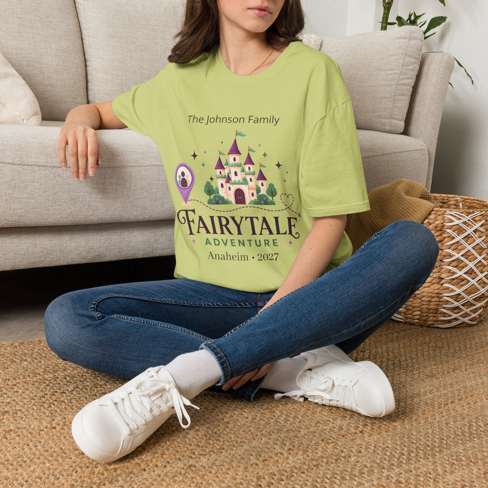 Custom Fairytale Adventure Tee (Purple)