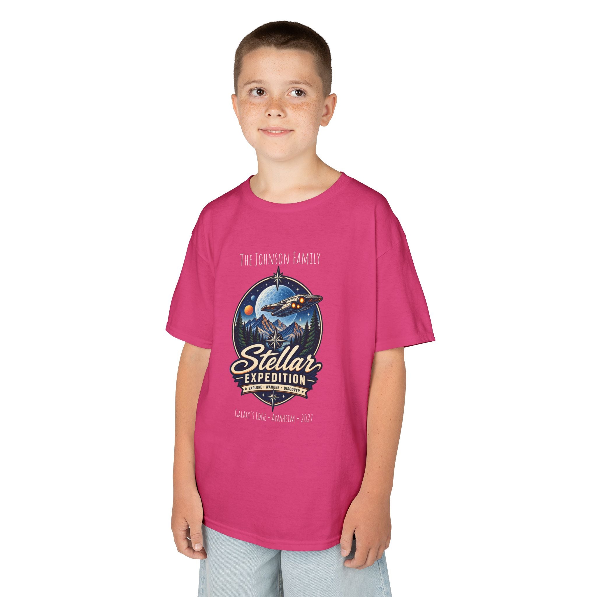 Stellar Expedition Space Adventure Park Kids Tee