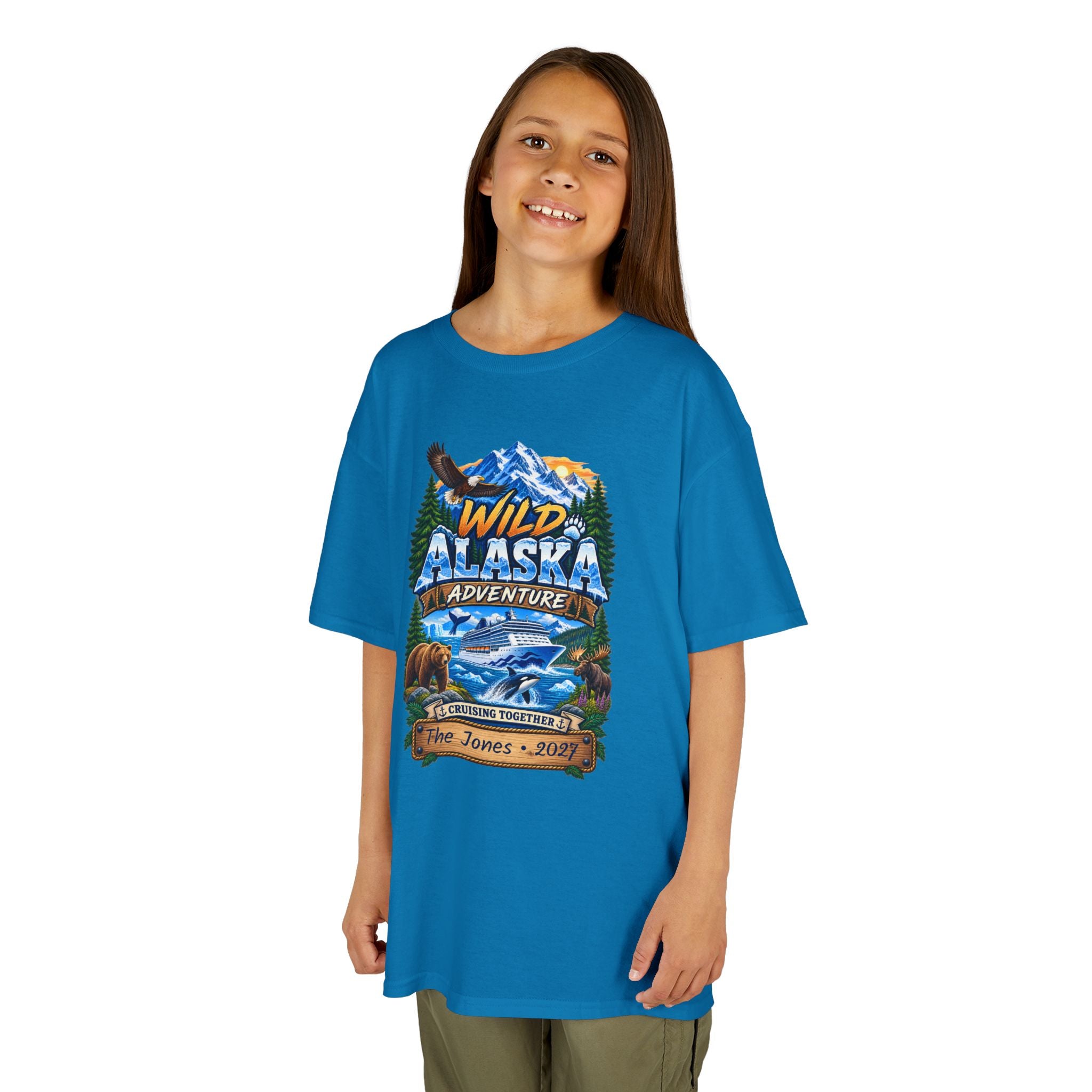 Wild Alaska Kids Cruise Tee