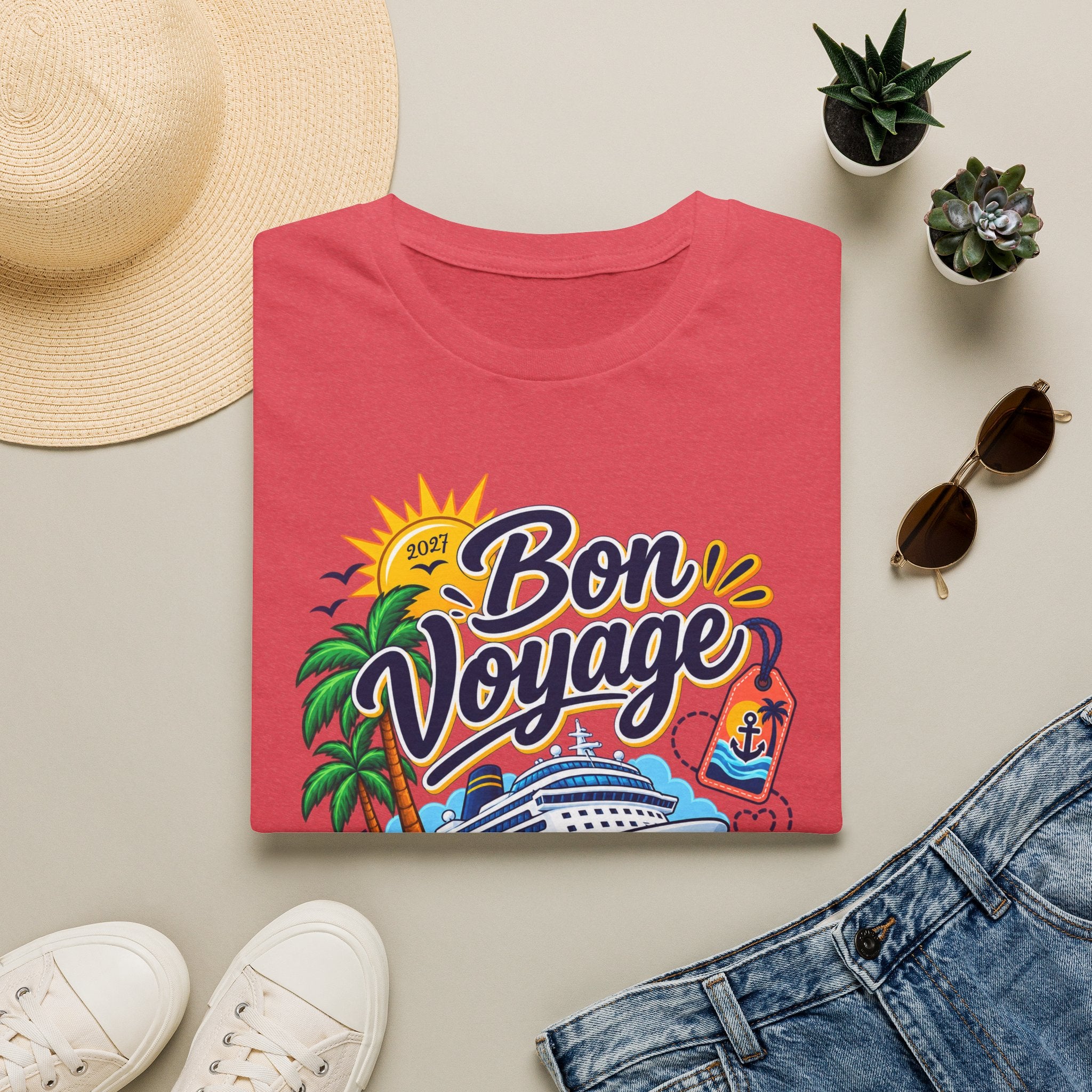 Custom Bon Voyage Cruise Tee