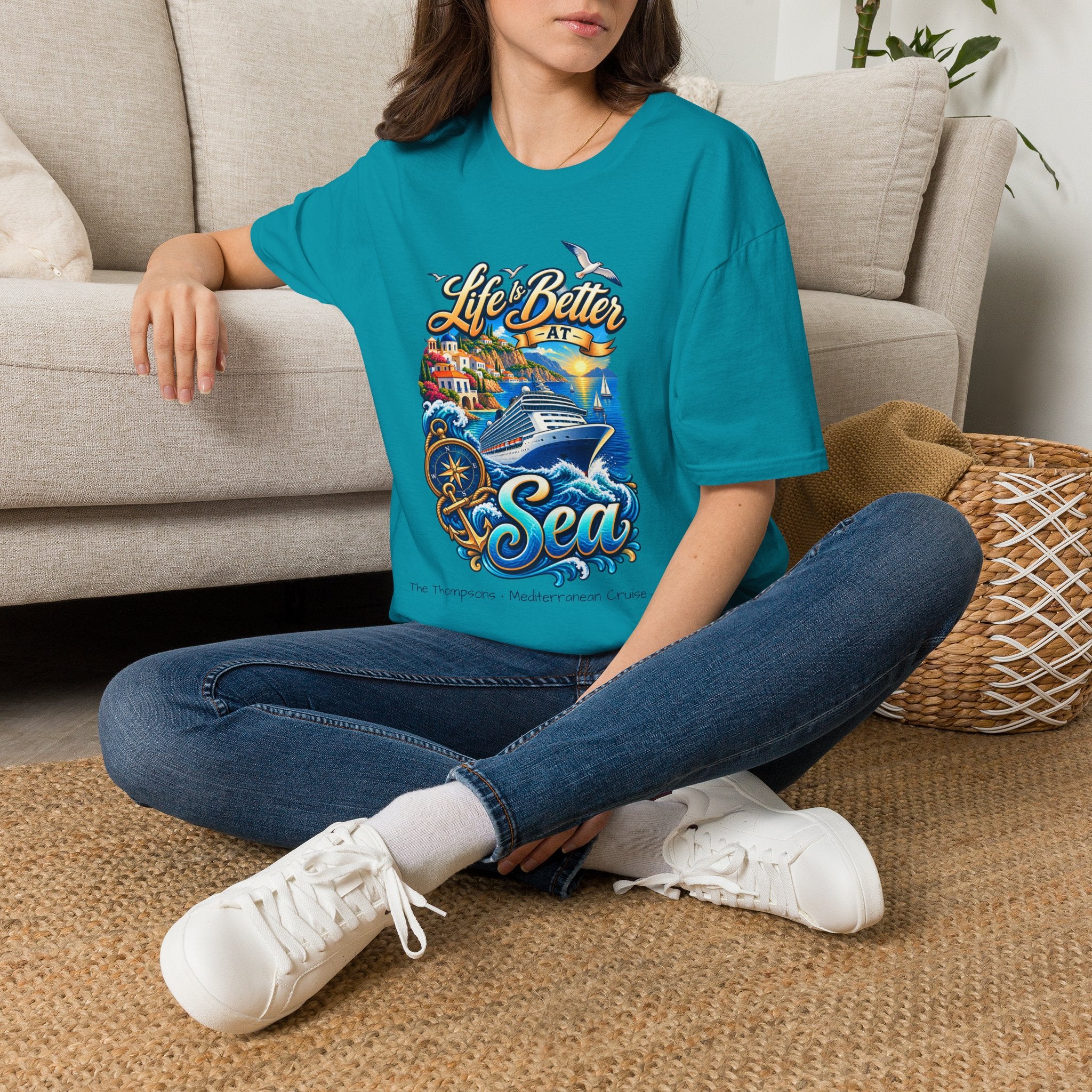 Mediterranean Cruise Life is Better at Sea Tee