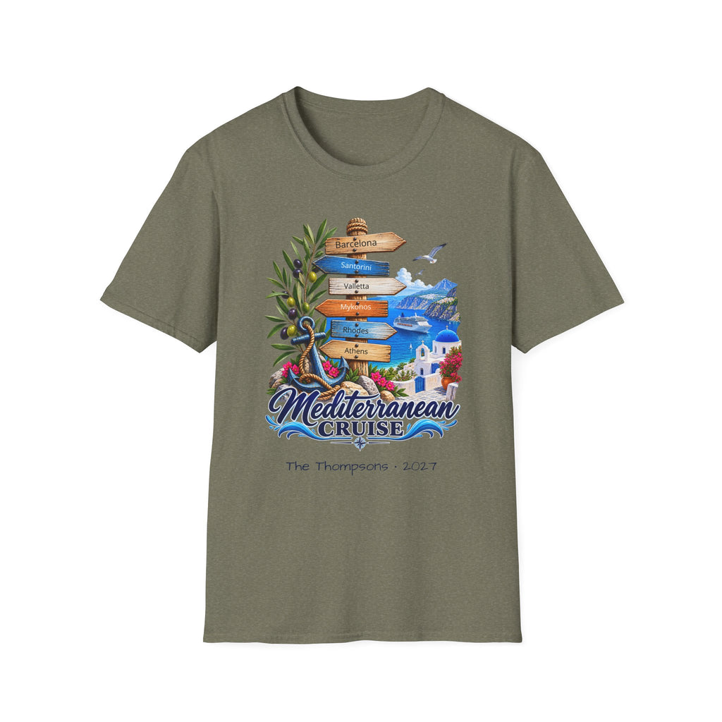 Mediterranean Cruise Ports of Call Tee