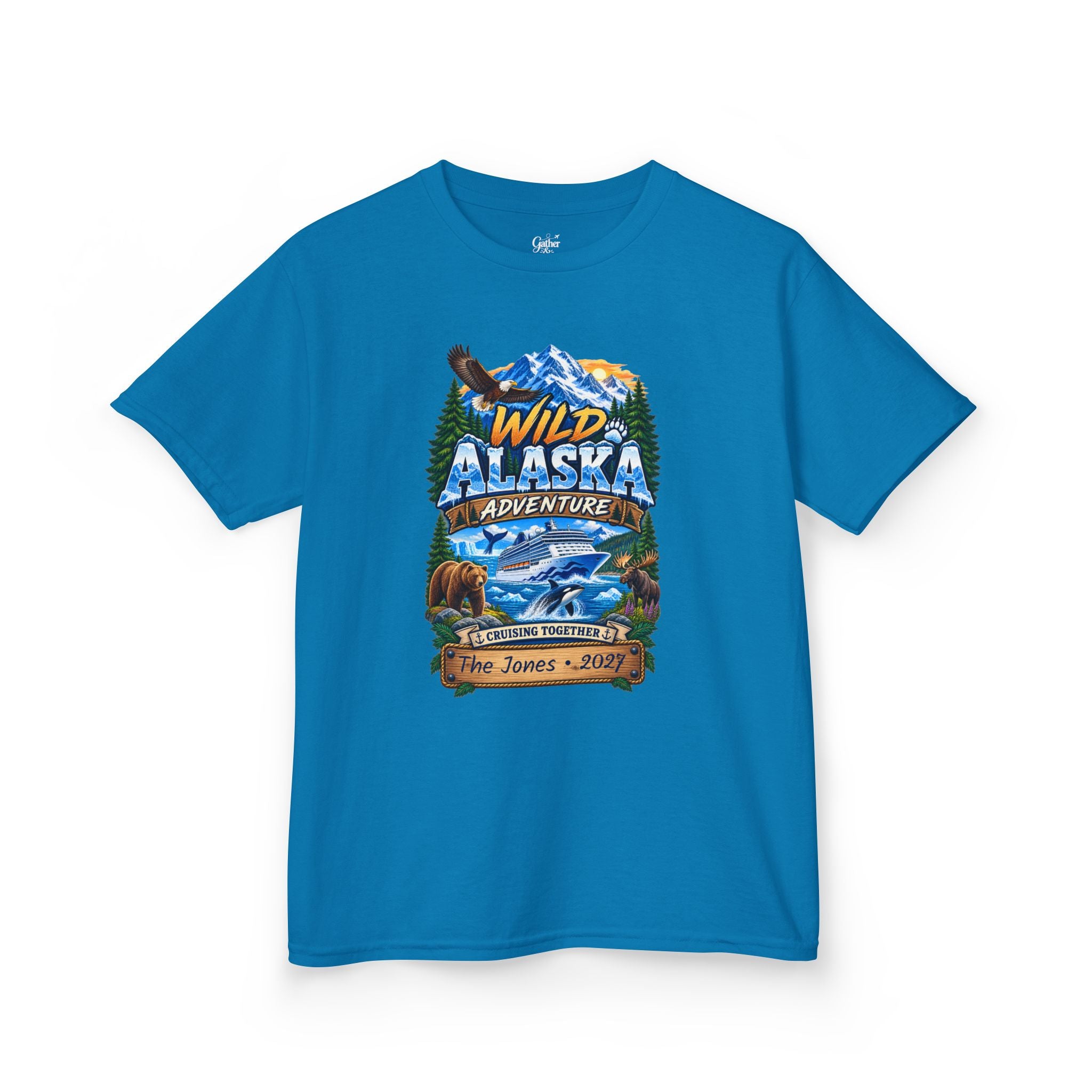 Wild Alaska Kids Cruise Tee