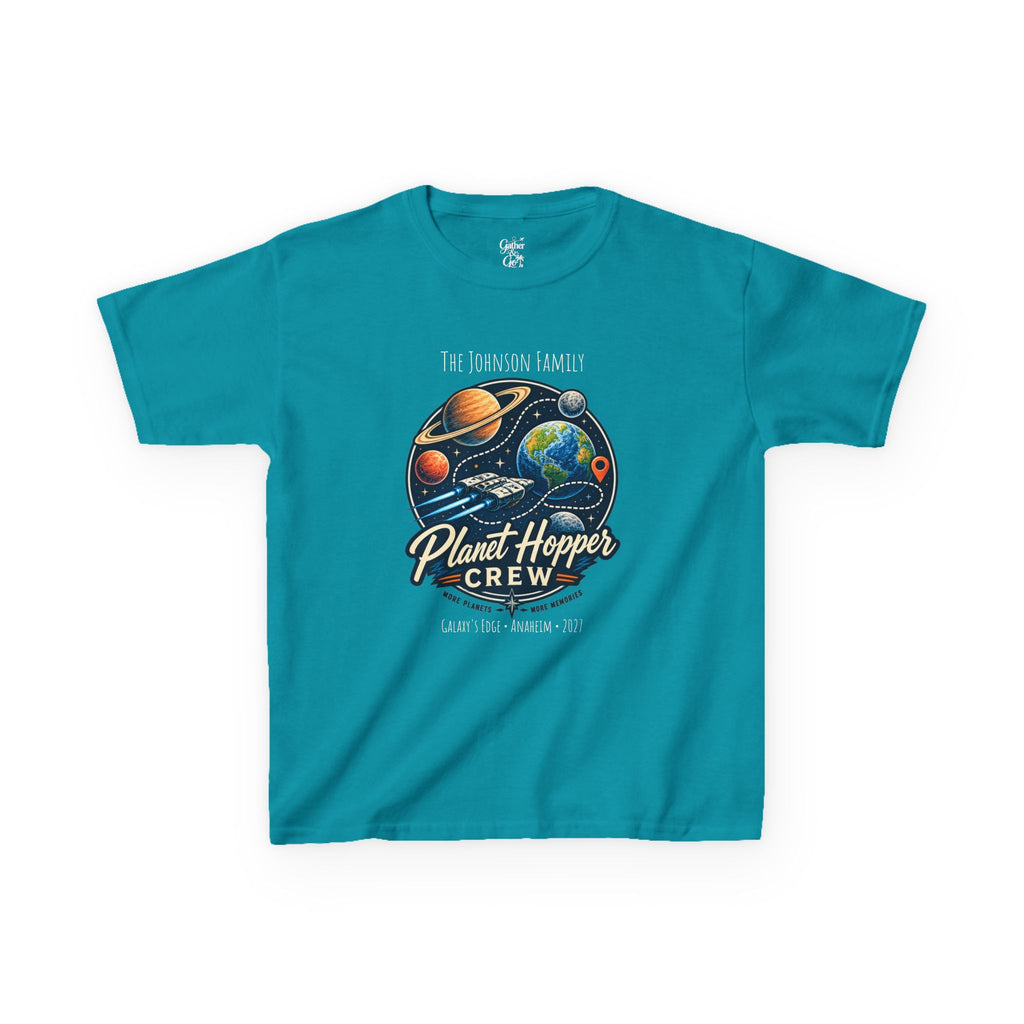 Planet Hopper Crew Space Adventure Park Kids Tee