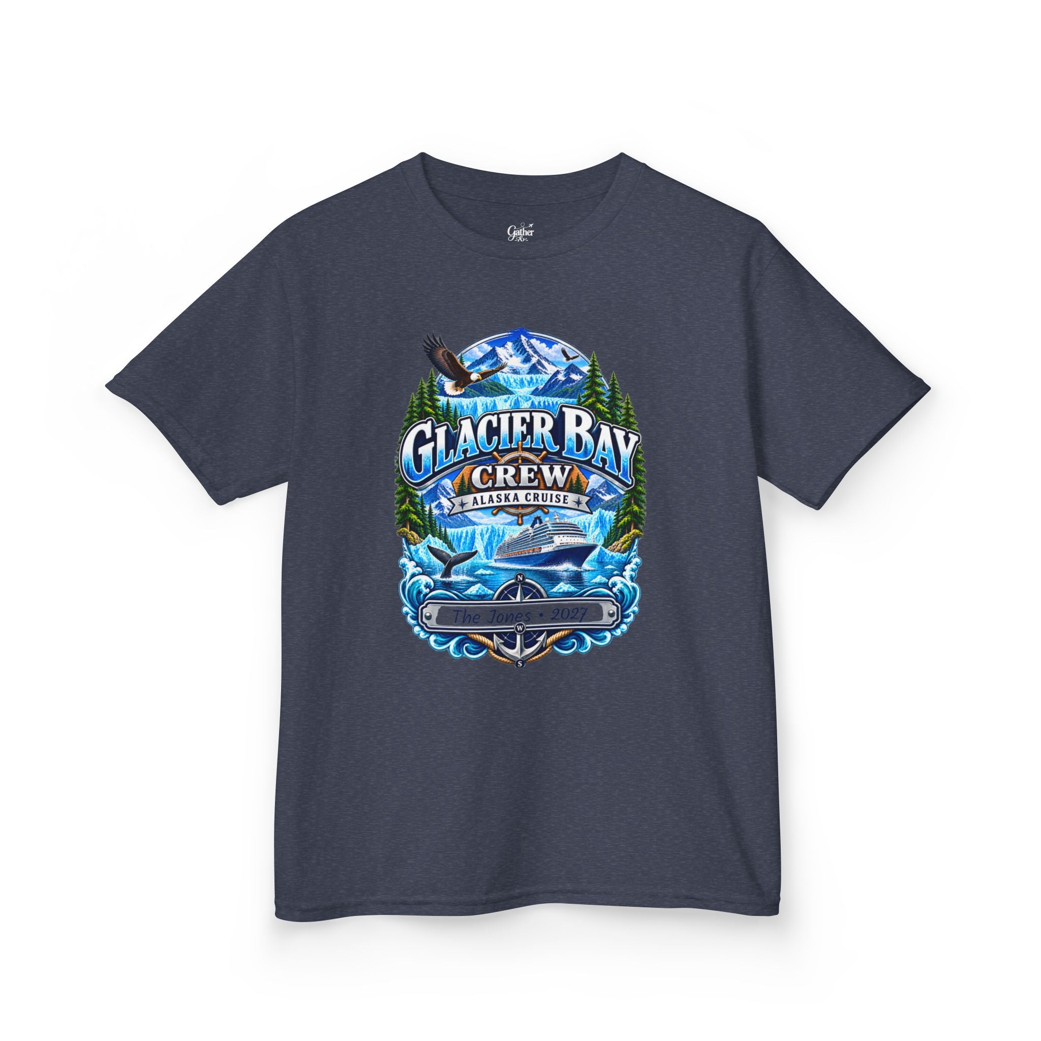 Glacier Bay Alaska Kids Cruise Tee