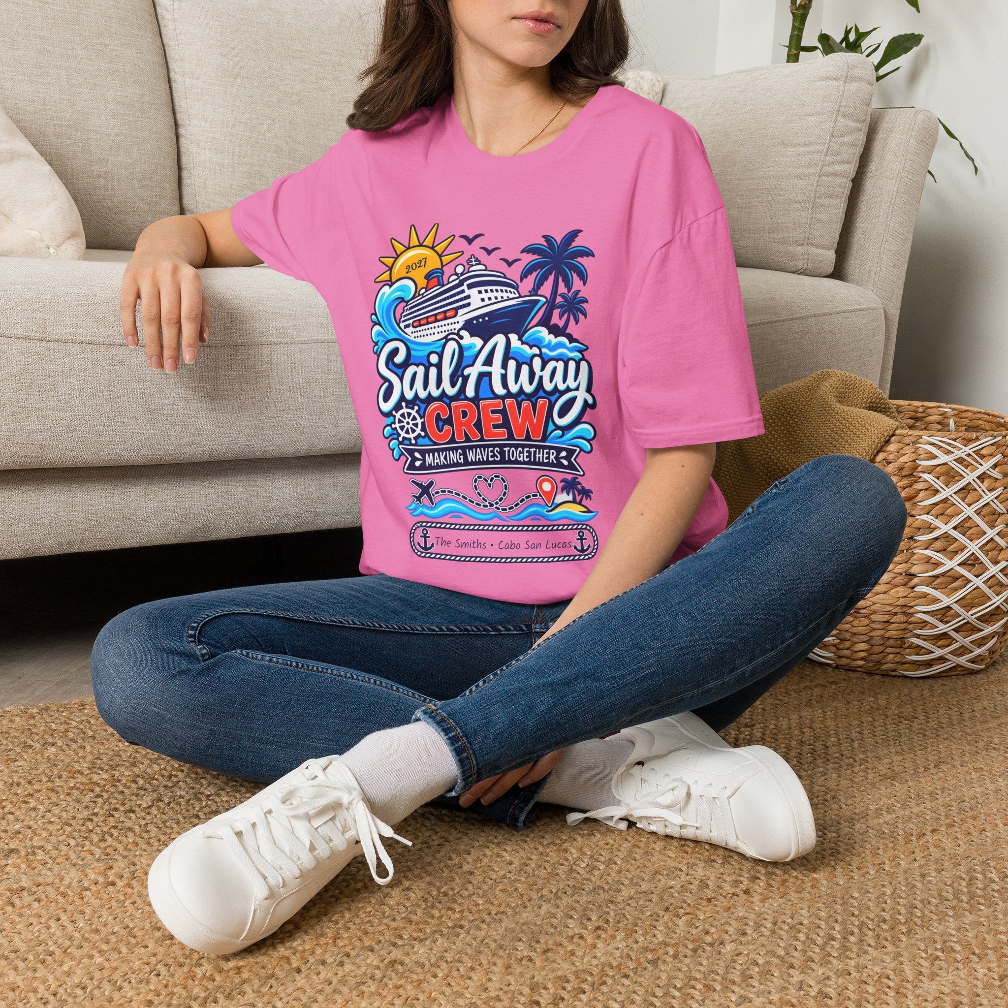 Custom Sail Away Cruise Tee