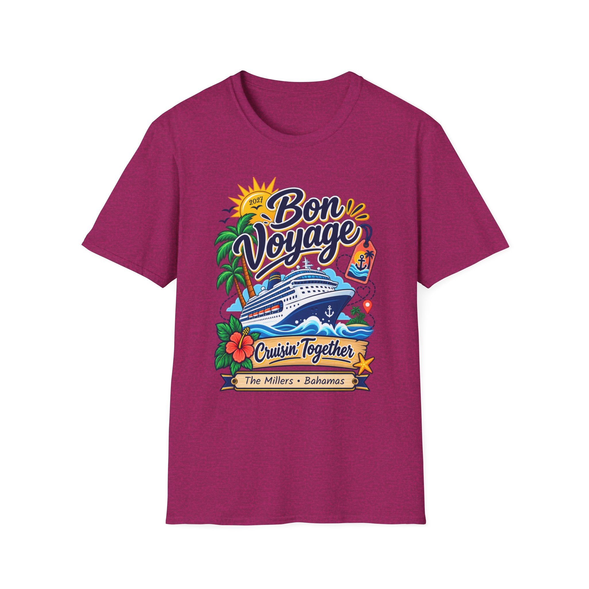 Custom Bon Voyage Cruise Tee