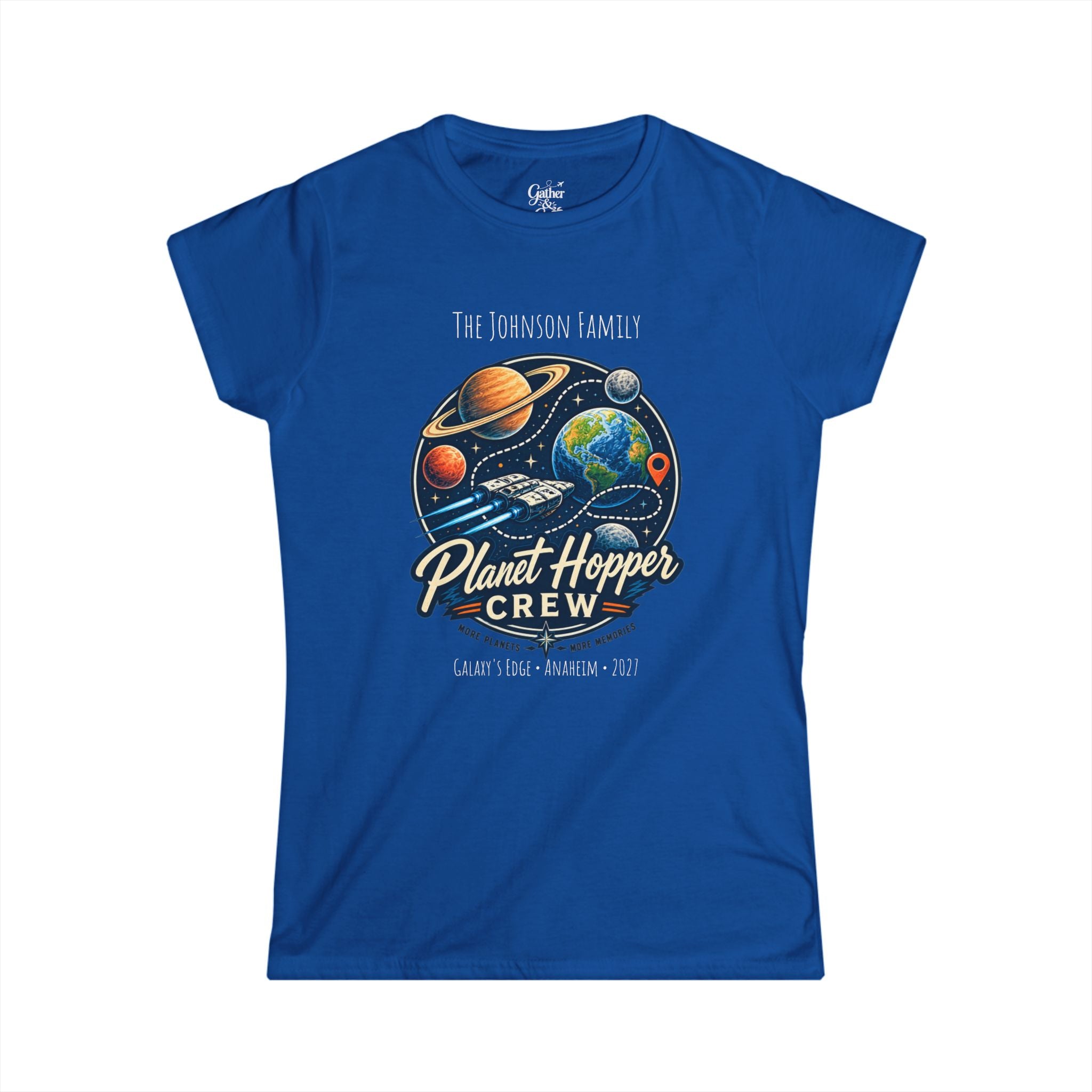 Planet Hopper Crew Space Adventure Park Ladies Tee