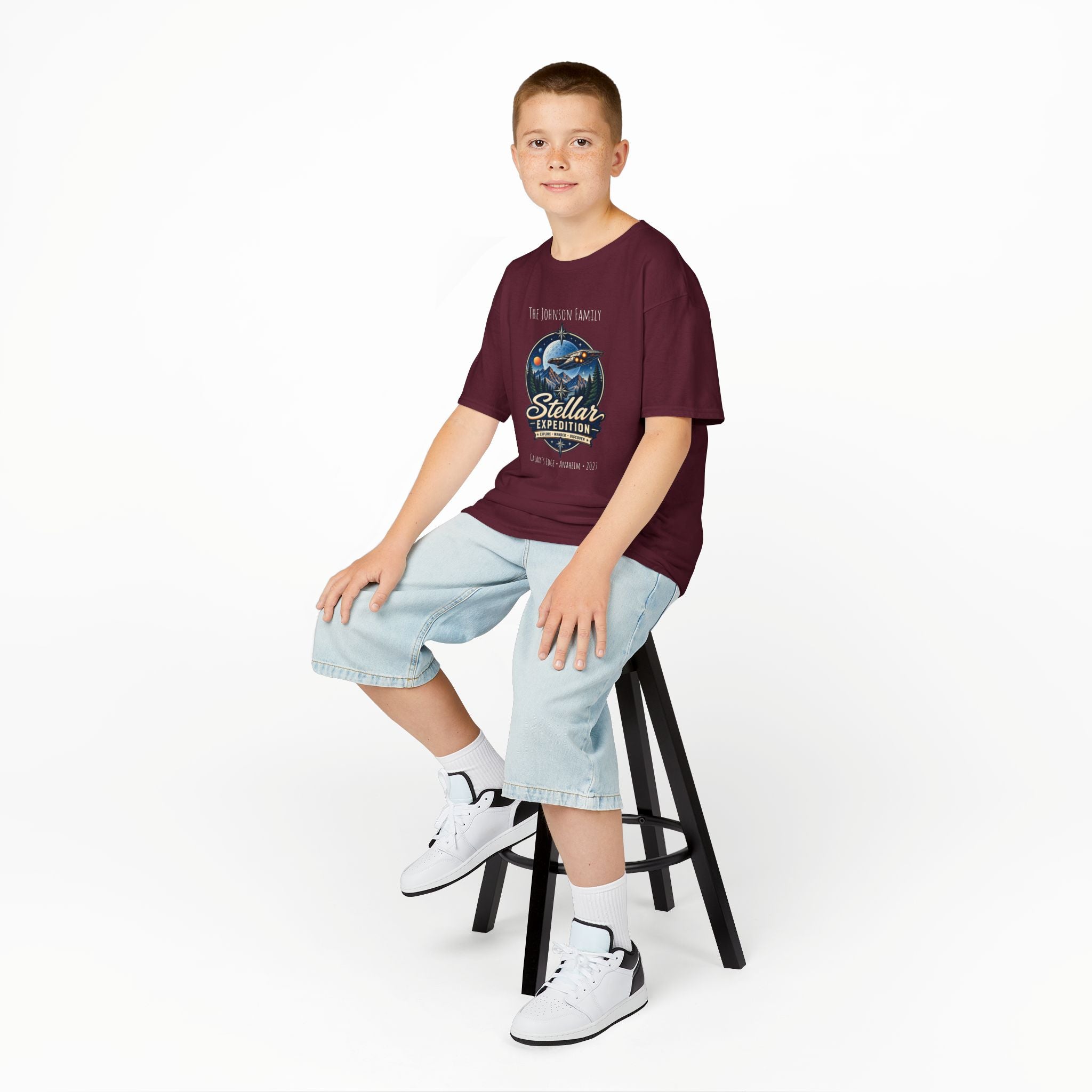 Stellar Expedition Space Adventure Park Kids Tee
