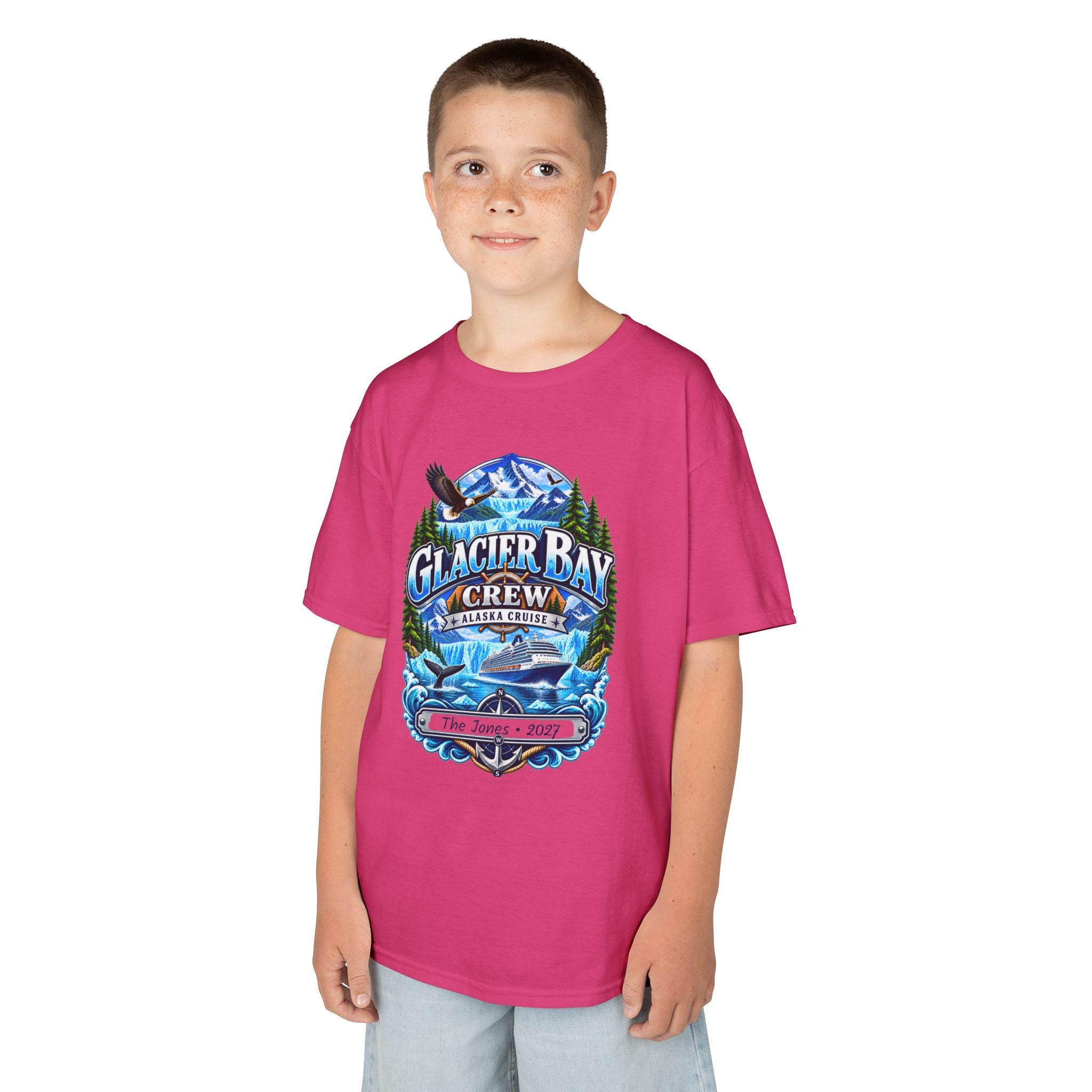 Glacier Bay Alaska Kids Cruise Tee