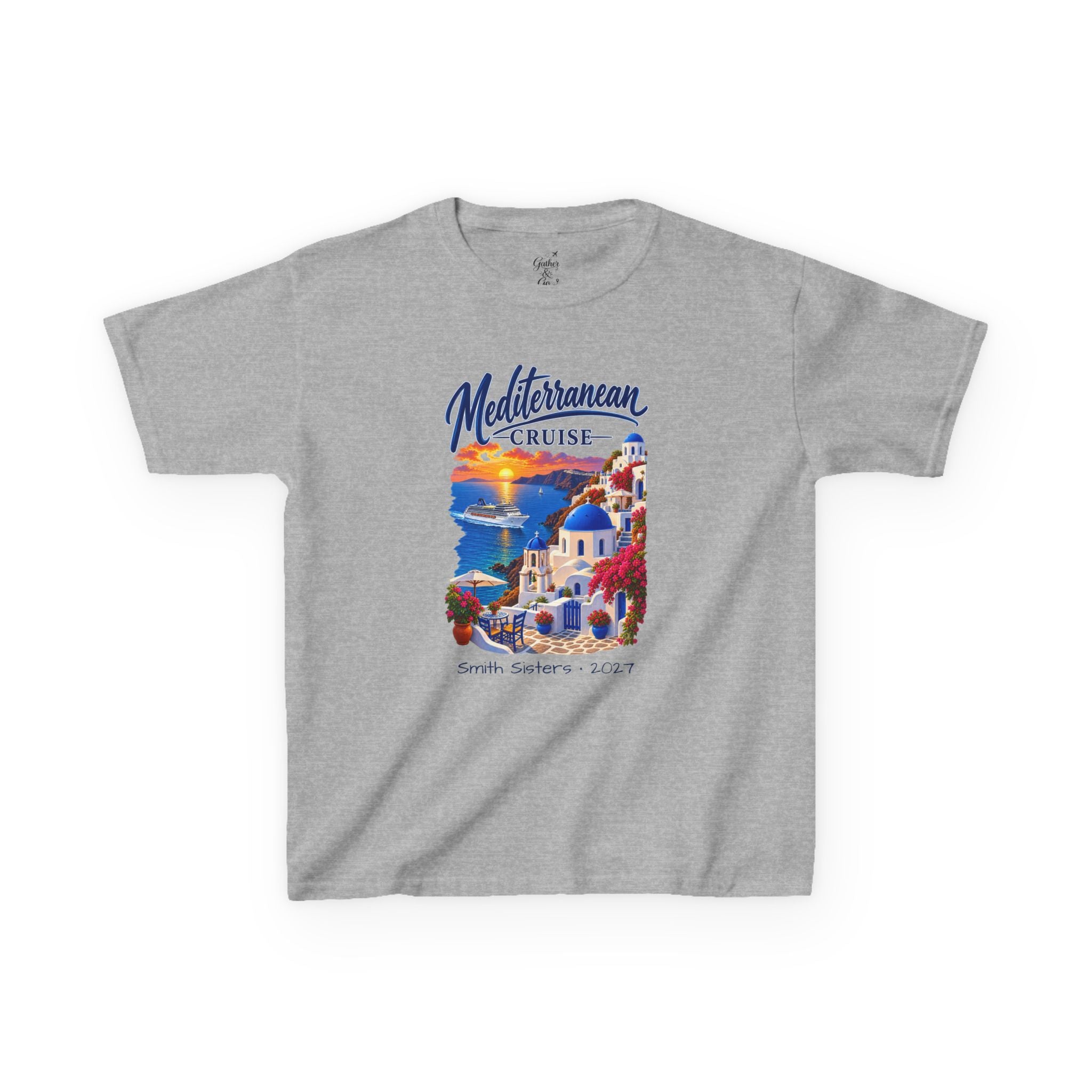 Mediterranean Cruise Kids Tee