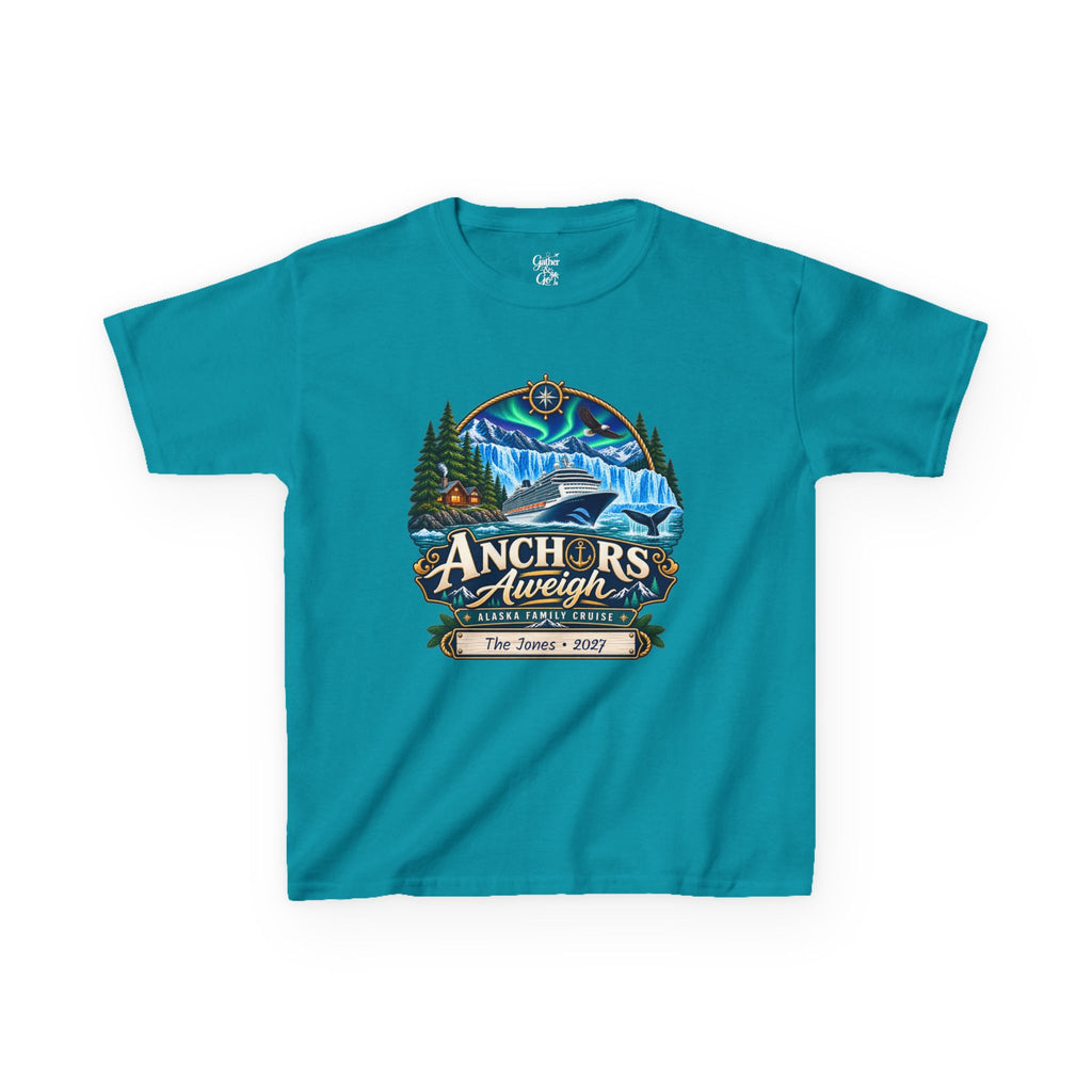 Anchors Aweigh Alaska Kids Cruise Tee