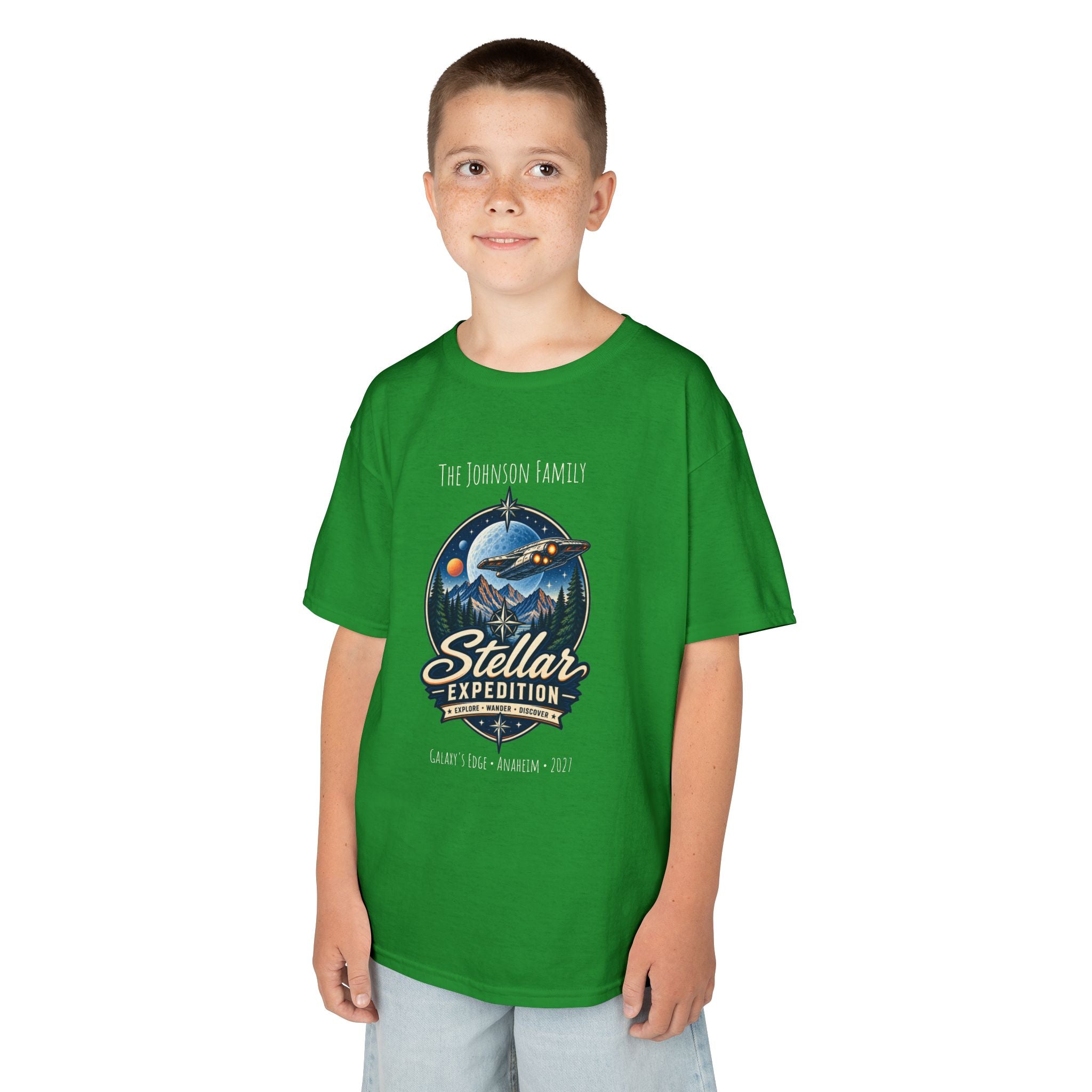 Stellar Expedition Space Adventure Park Kids Tee