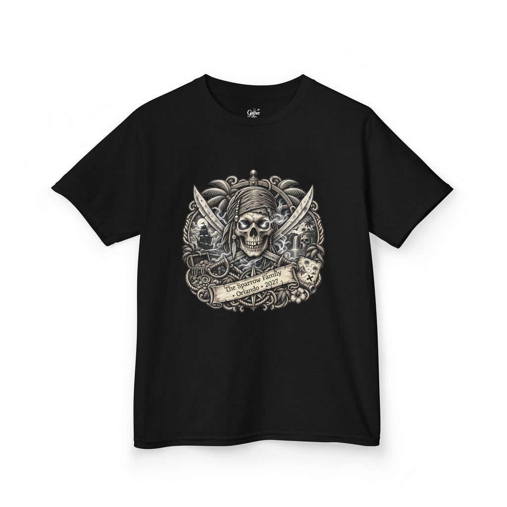 Ghostly Pirate Sparrow - Kids Tee