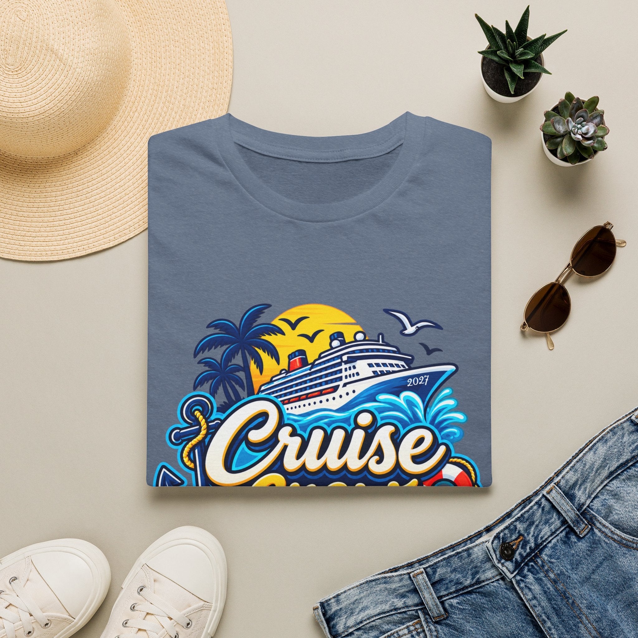 Custom Cruise Crew Tee