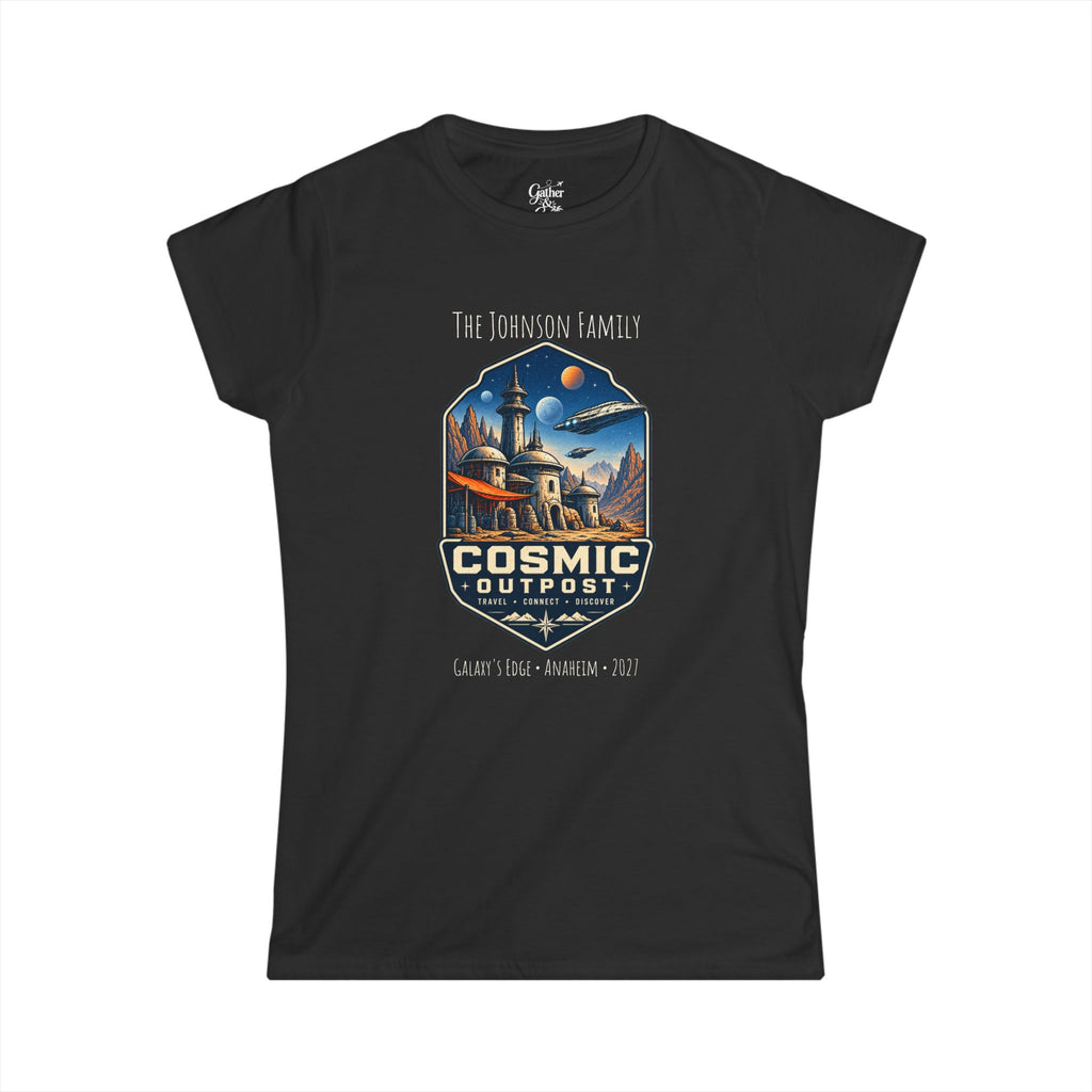 Cosmic Outpost Space Adventure Park Ladies Tee